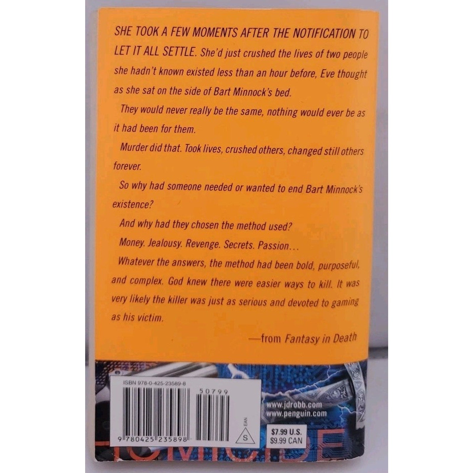 Fantasy in Death by J. D. Robb (2010, Uk- a Format Paperback)
