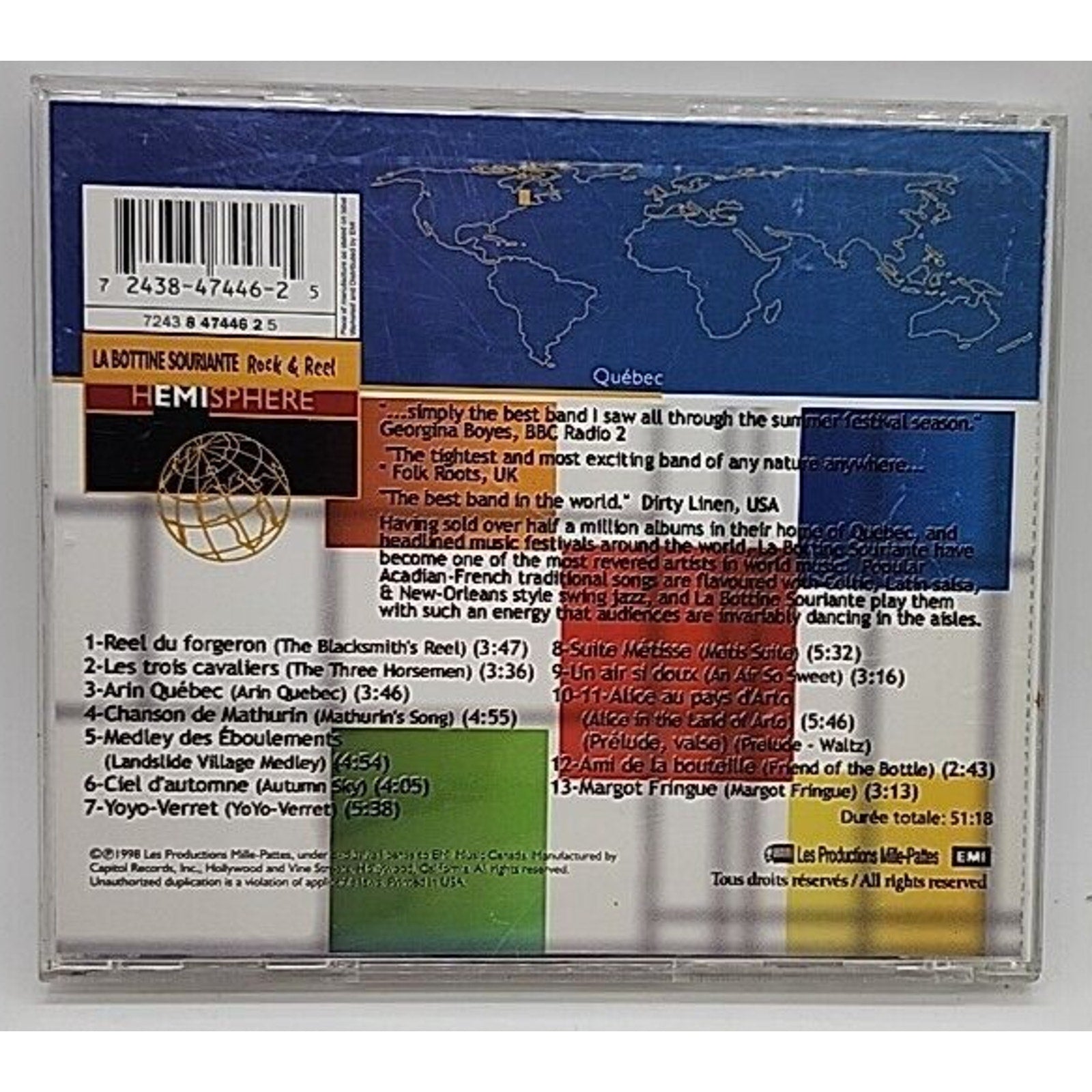 Rock & Reel by La Bottine Souriante (CD, 1999)