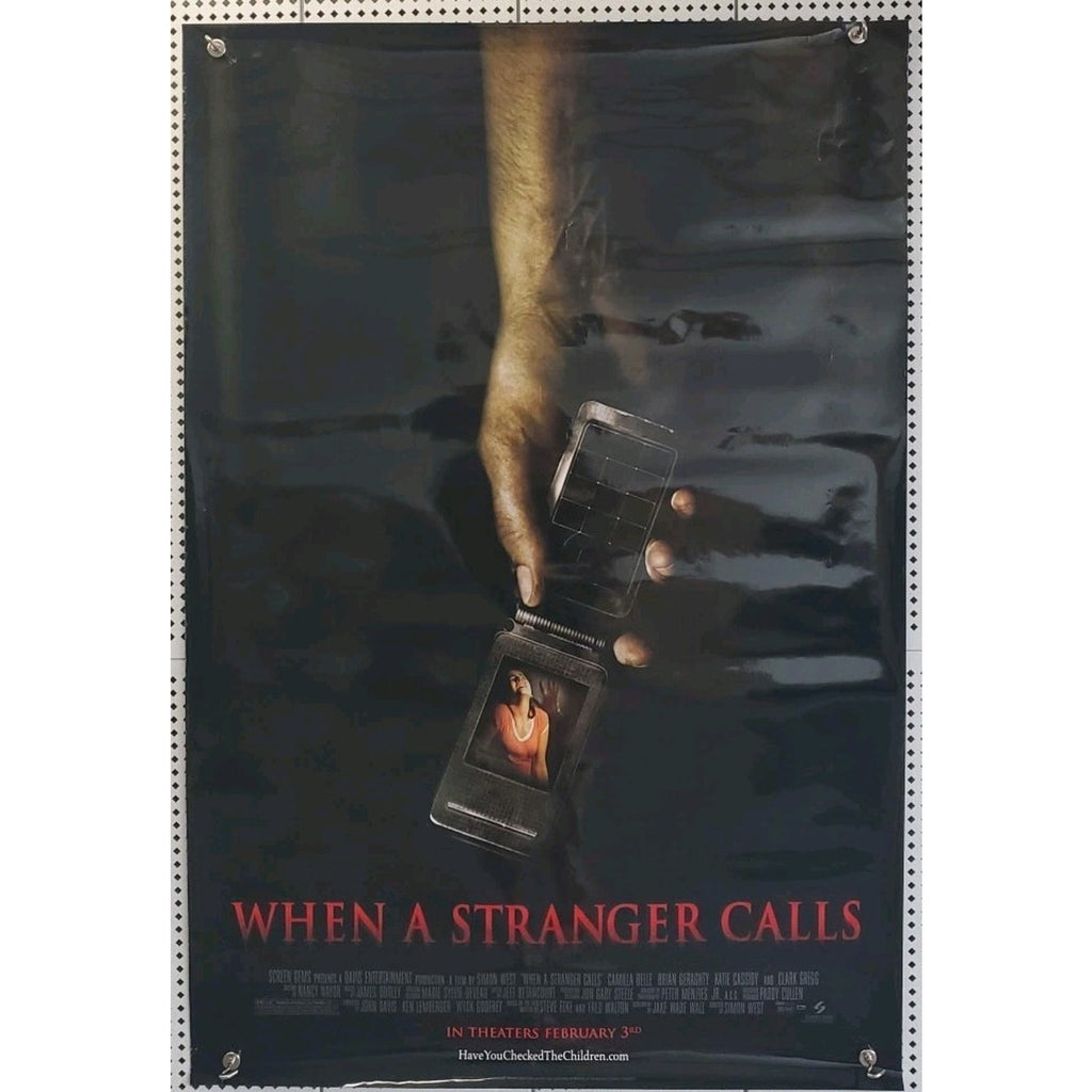 When A Stranger Calls 27x40 D/S Original Movie Poster 2006