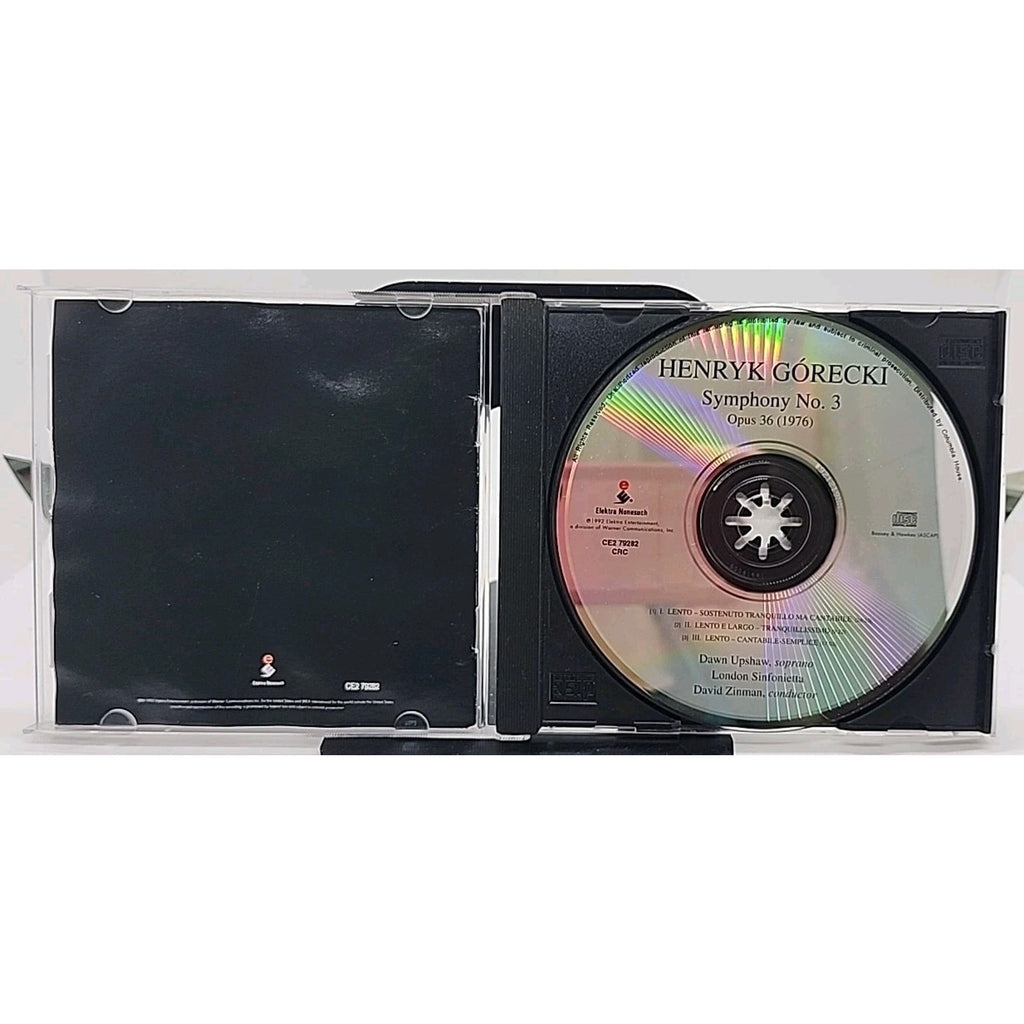 Symphony 3 in Sorrowful Songs by Gorecki / Upshaw, Dawn / Zinman (CD, 1992)