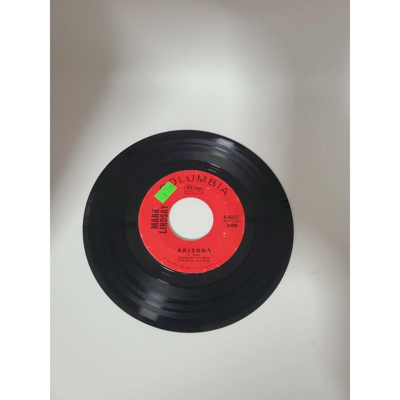 Mark Lindsay Man From Houston 45 RPM 7” Record