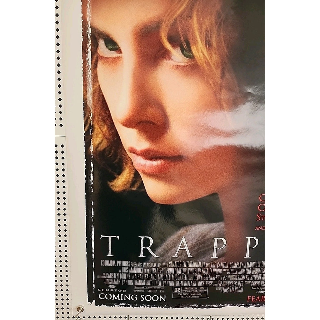 Trapped Movie Poster 2 Sided Original Rolled 27x40 Charlize Theron