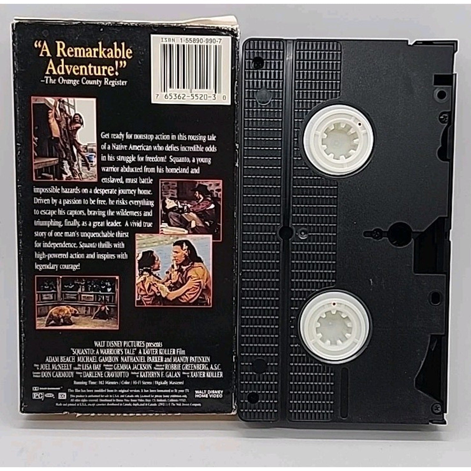 Squanto: A Warriors Tale (VHS, 1995)