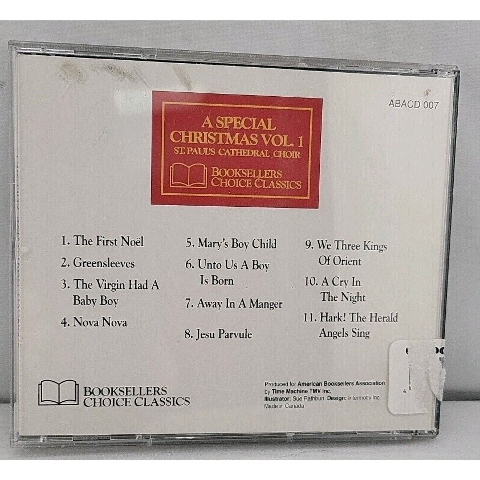 A Special Christmas Vol. 1 Booksellers Choice Classics CD