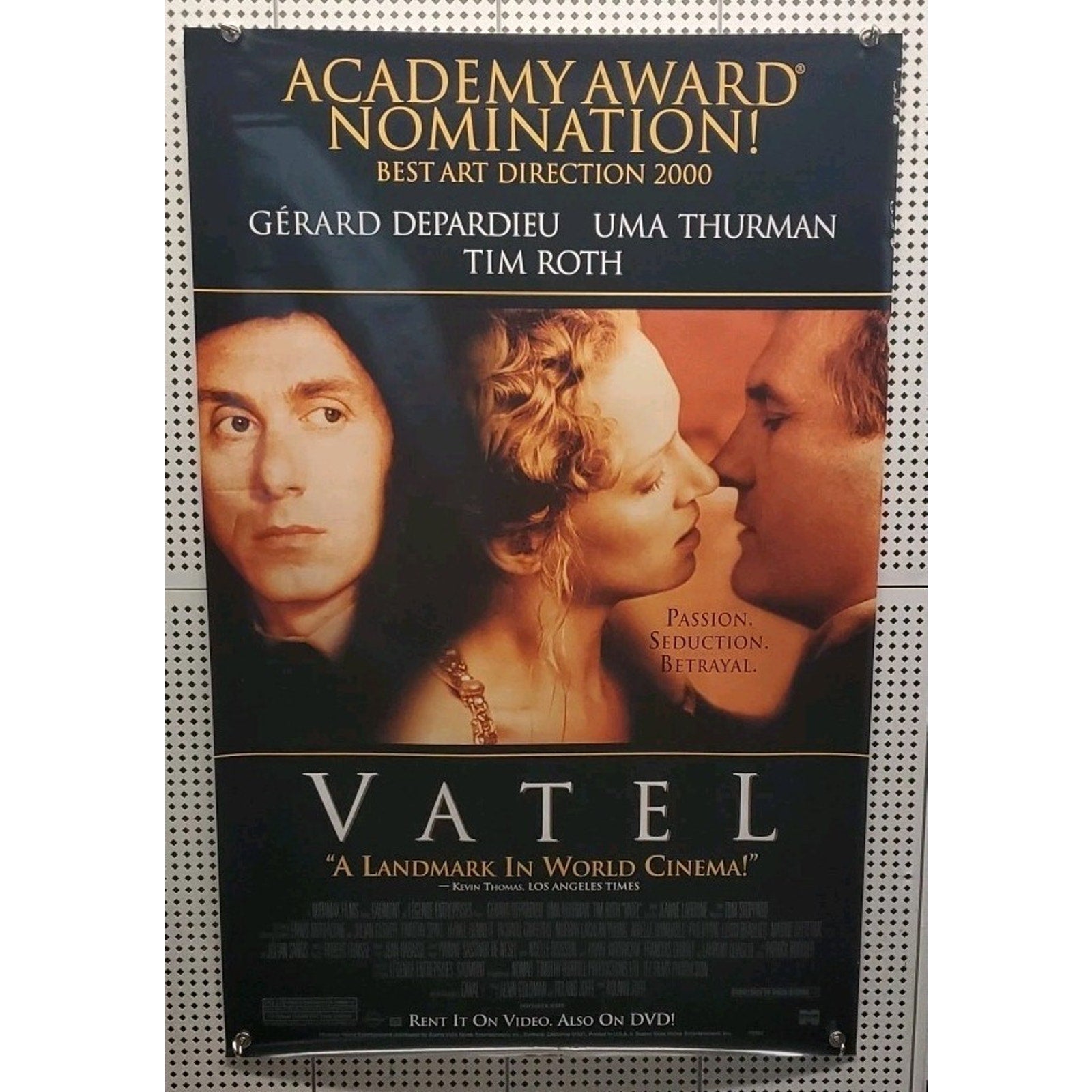 Vatel Original 27" X 40" Movie DVD Poster Rolled