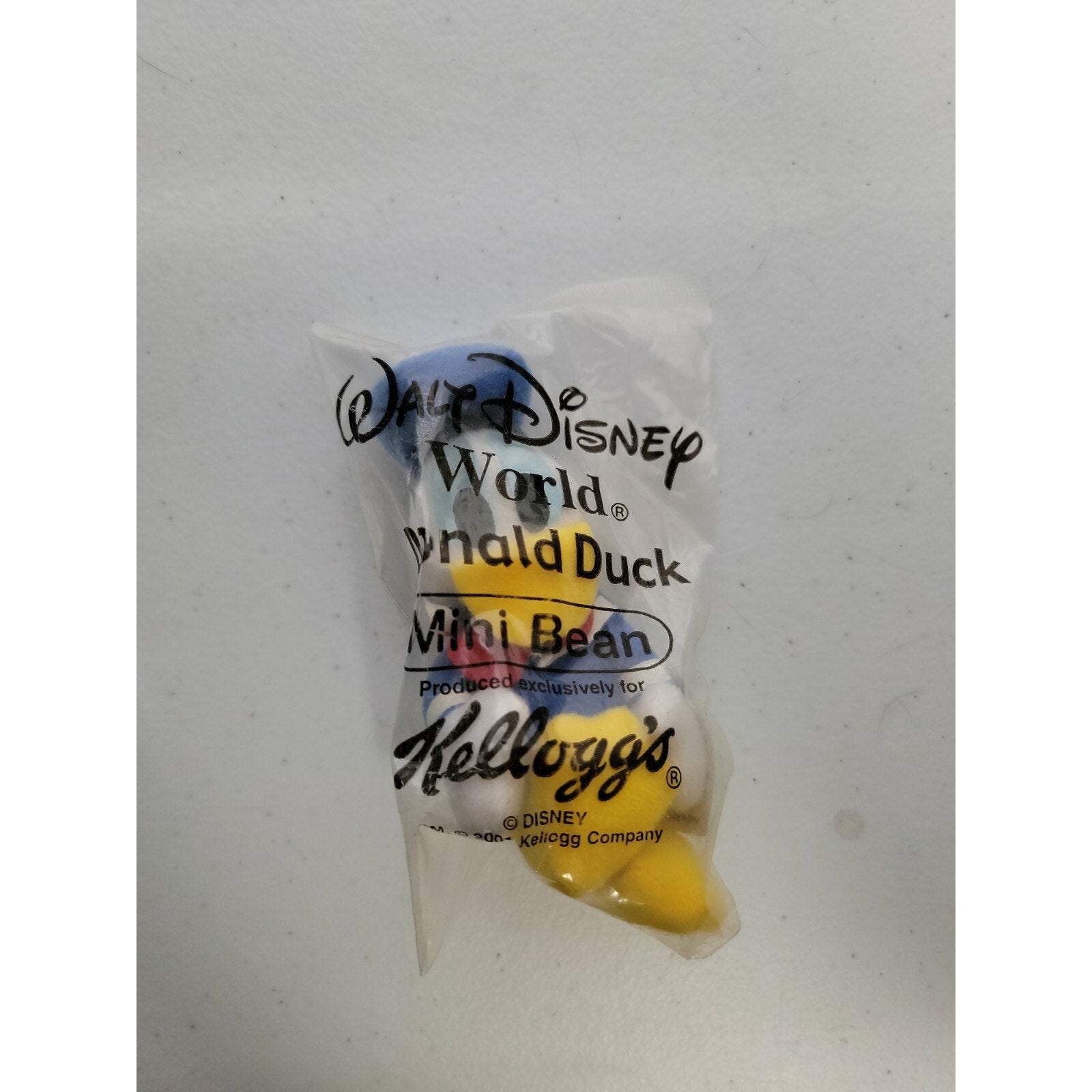Disney Donald Duck Mini Bean Plush - NEW Kelloggs 5"
