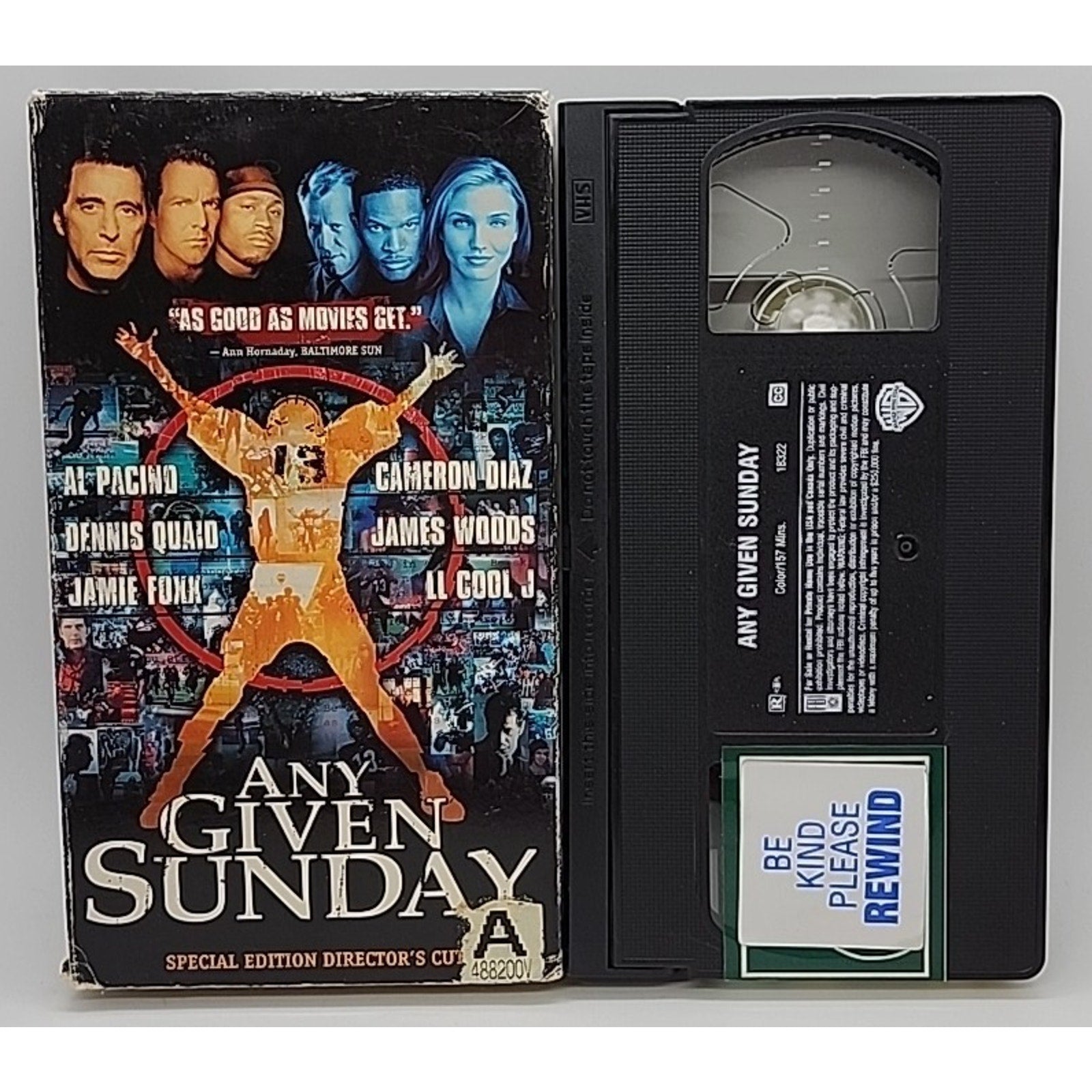 Any Given Sunday (VHS, 2000, Special Edition Directors Cut)