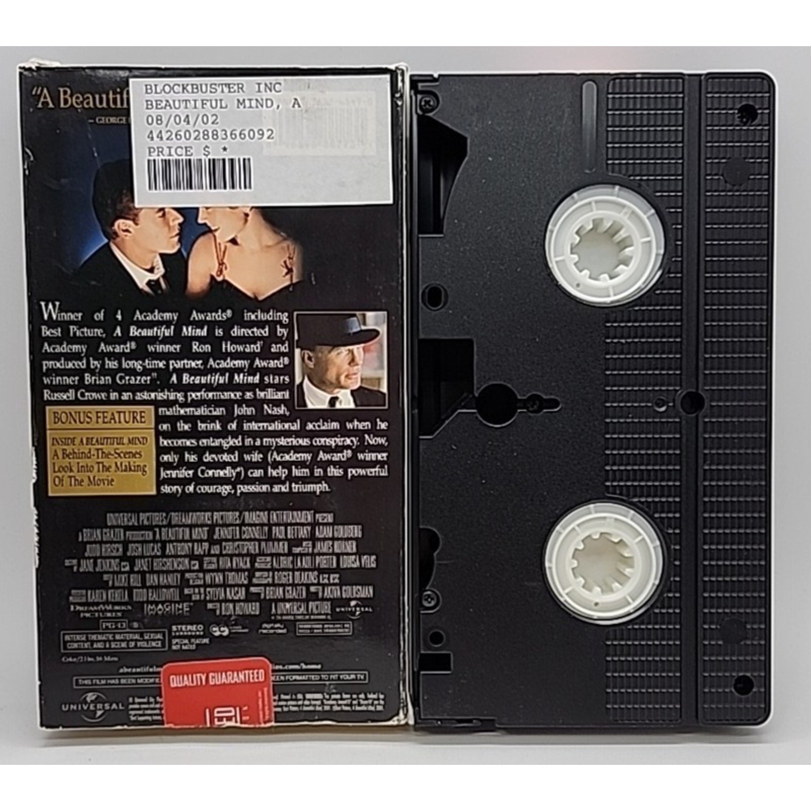 A Beautiful Mind (VHS, 2002, Awards Edition)
