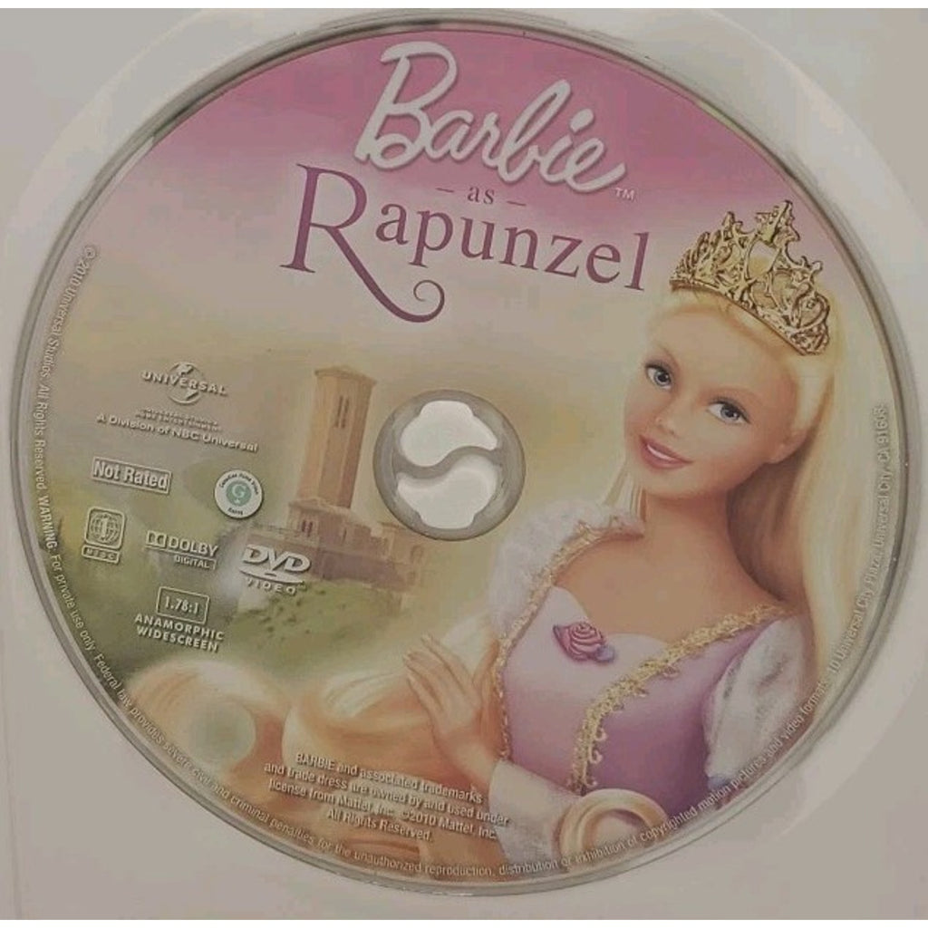 Barbie As Rapunzel (DVD, 2002)