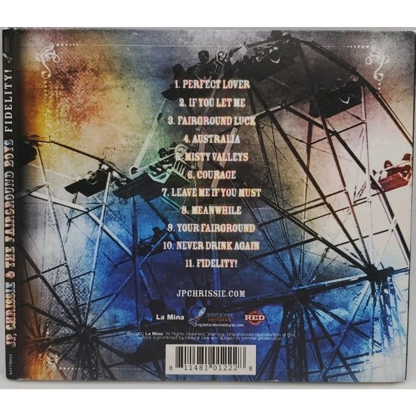 Fidelity! [Digipak] by Jp Chrissie & Fairground Boys (CD, 2010)