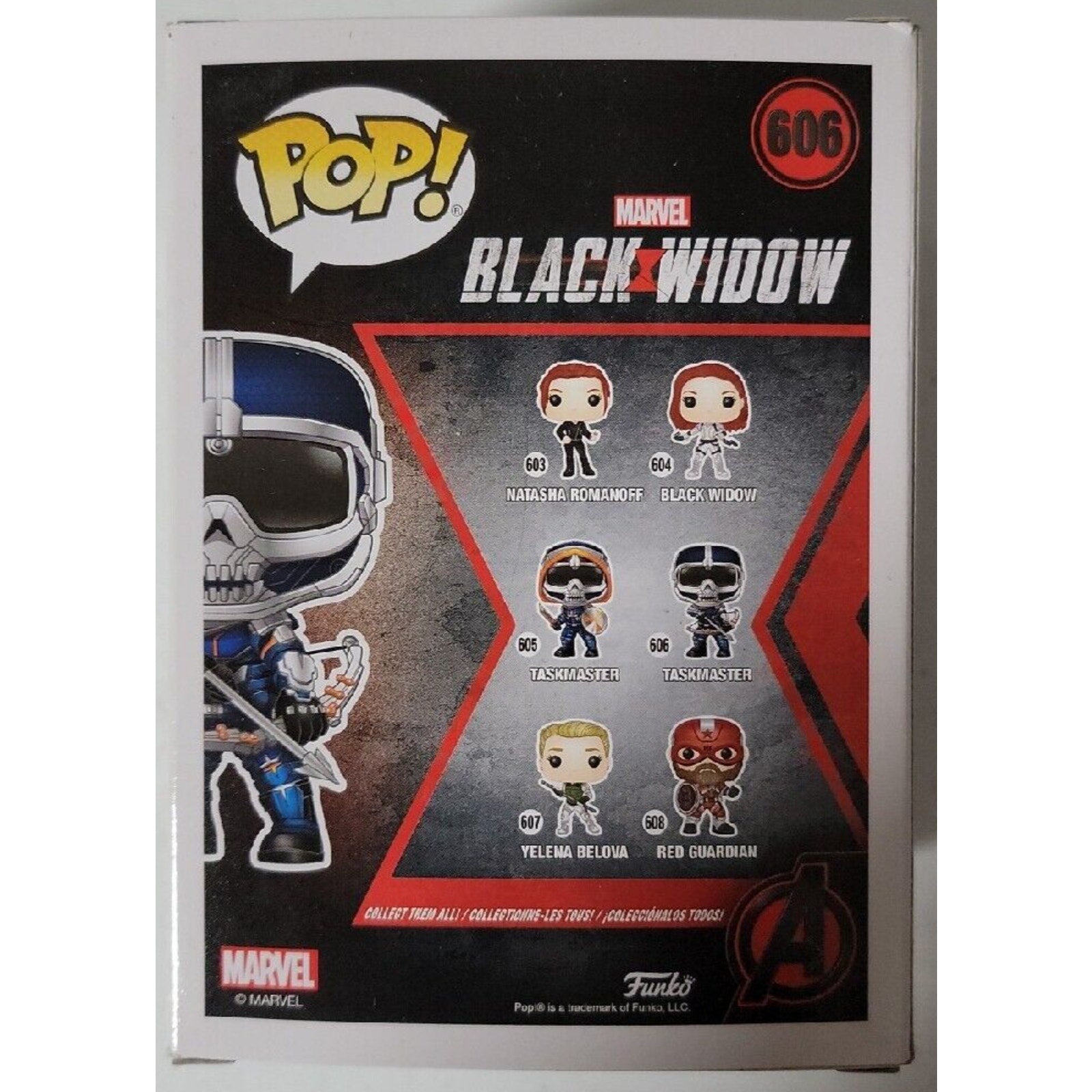 Funko POP! Black Widow TASKMASTER (Bow & Arrow) Pop #606