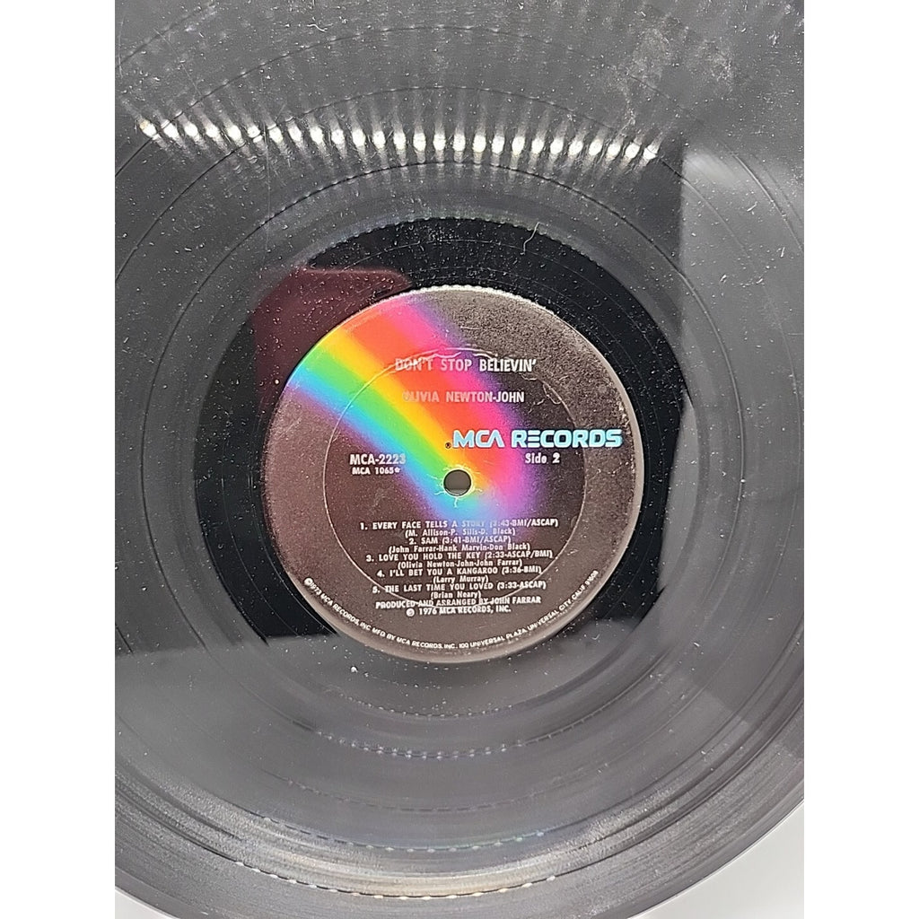 Olivia Newton John Don't Stop Believin' (Record)