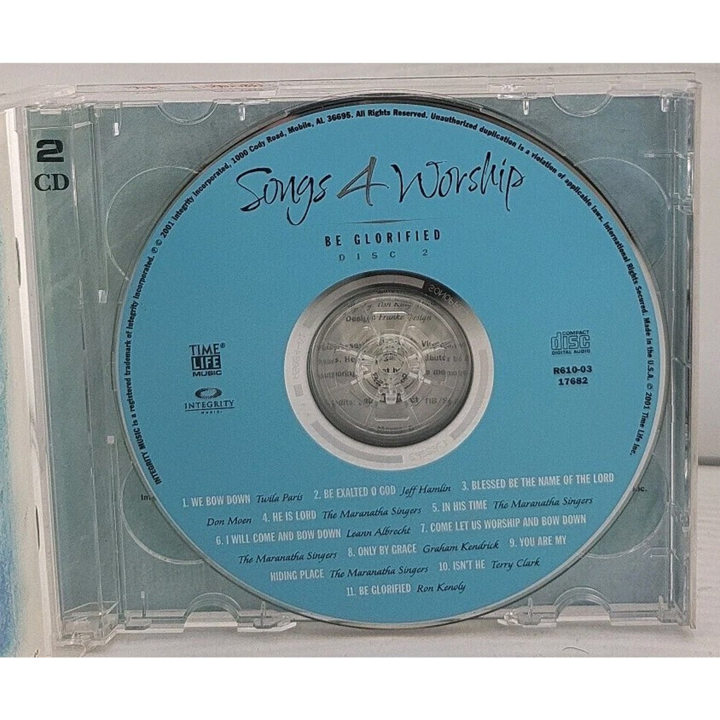 Be Glorified by Songs 4 Worship (CD, 2001)