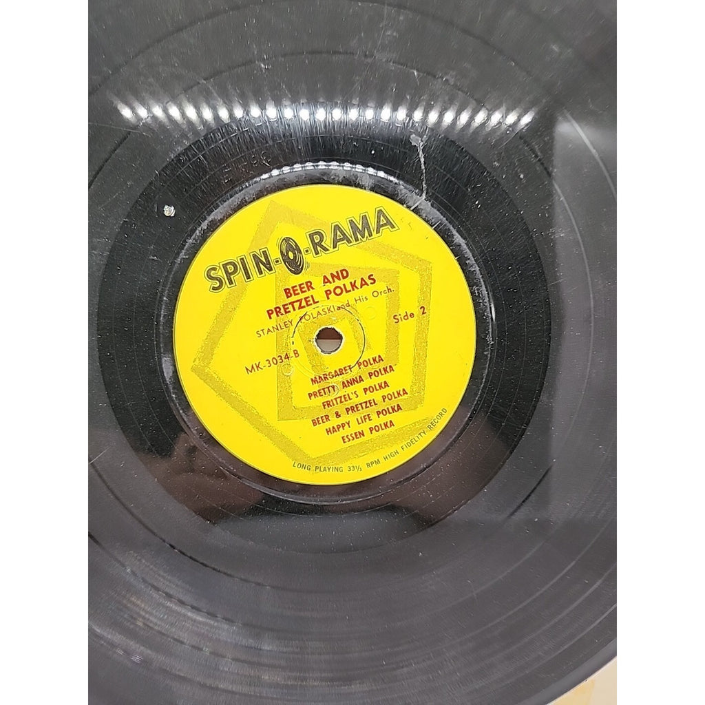 Stanley Polaski Polka Party & His Orchestra Beer & Pretzels Polkas (Record)