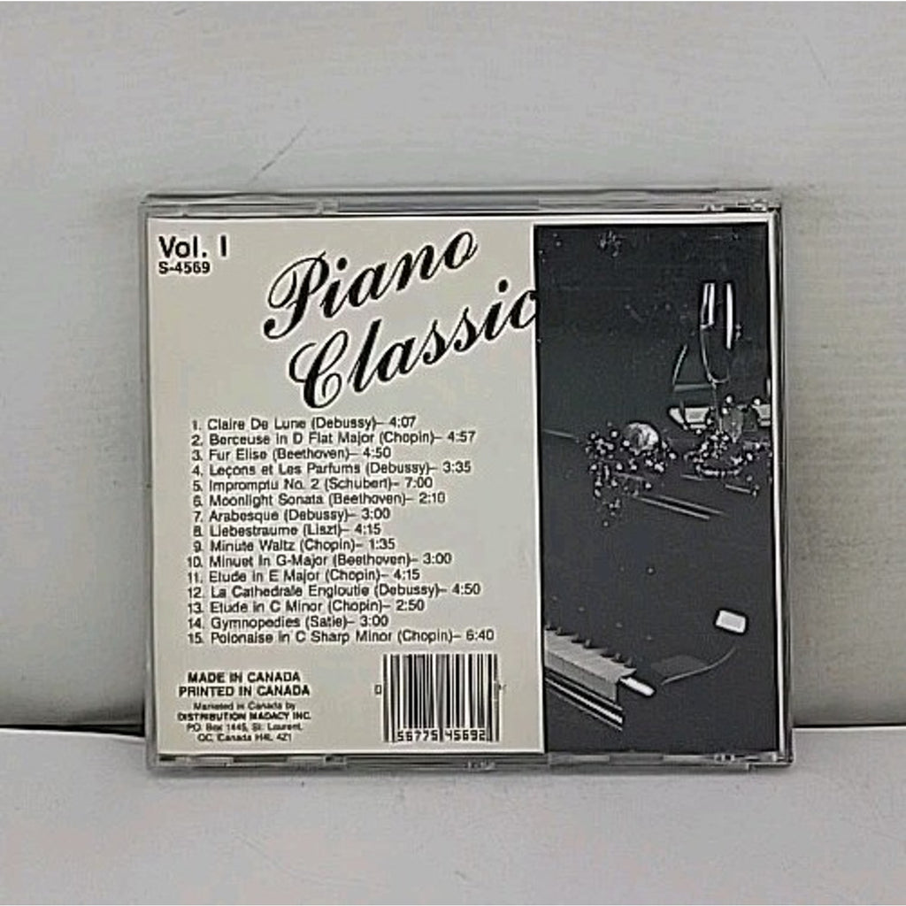 Piano Classics-Vol. 1-World's Most Beautiful Classical Piano Works (CD, Madacy)