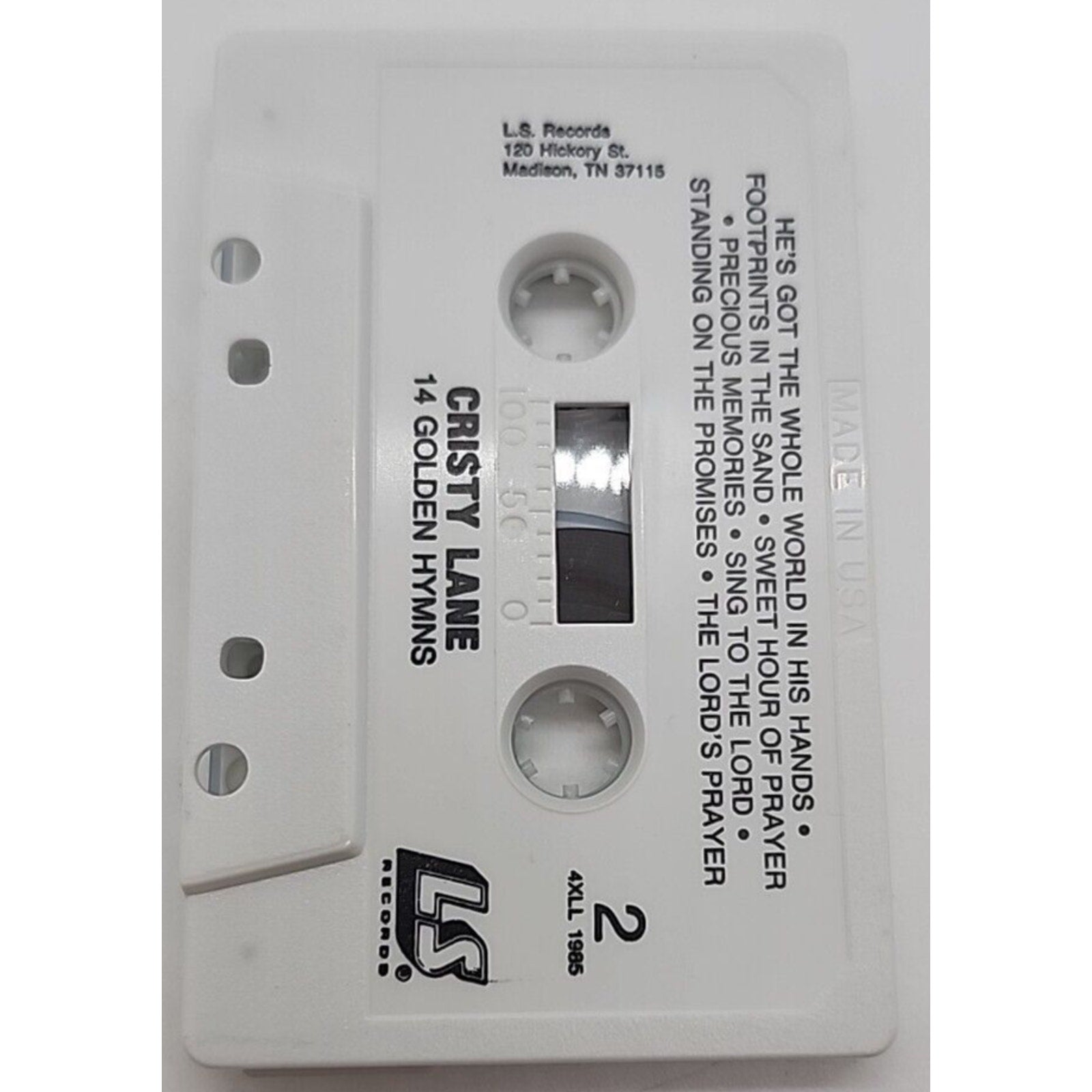 Cristy Lane 14 Golden Hymns (Cassette)