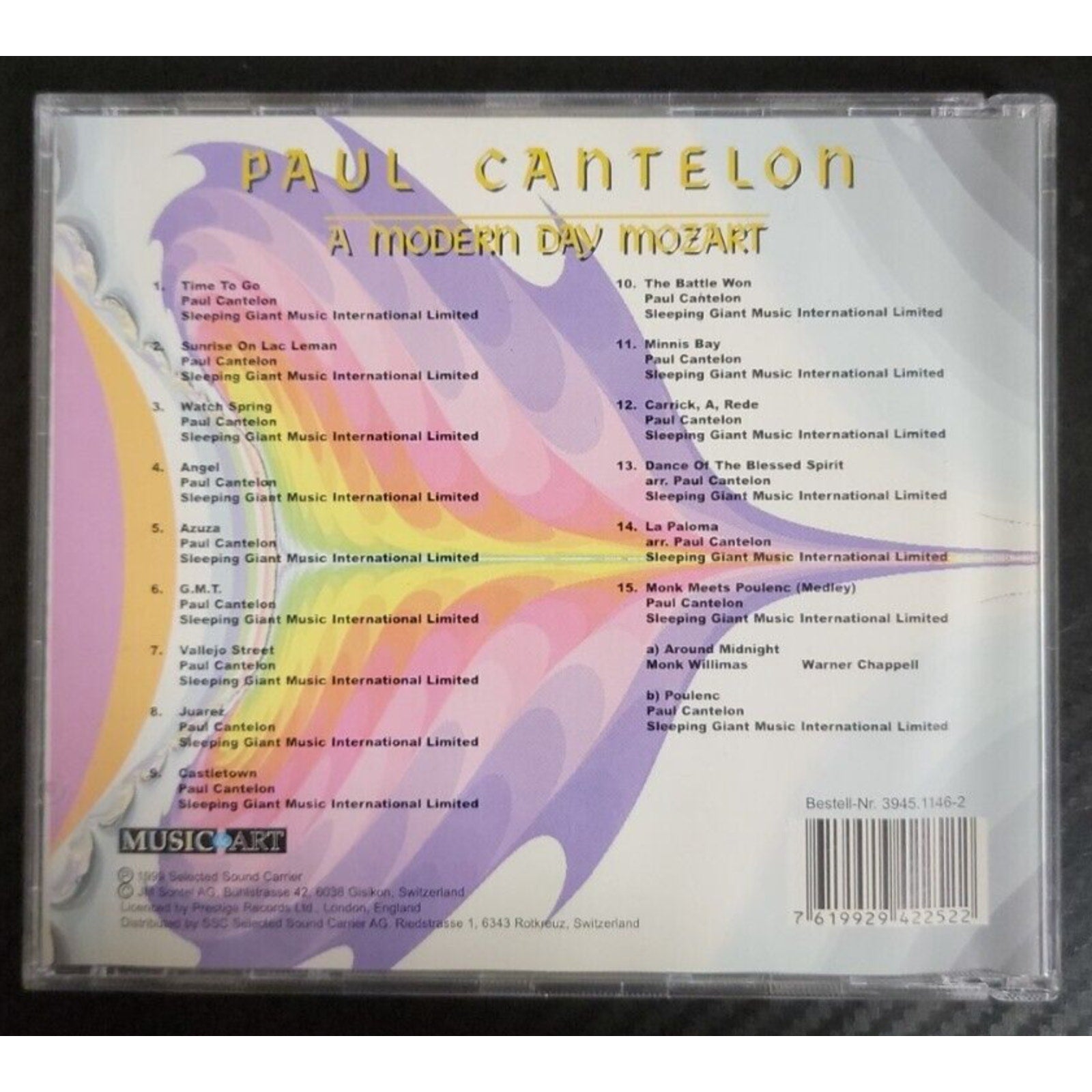 Paul Cantelon, A Modern Day Mozart (CD)