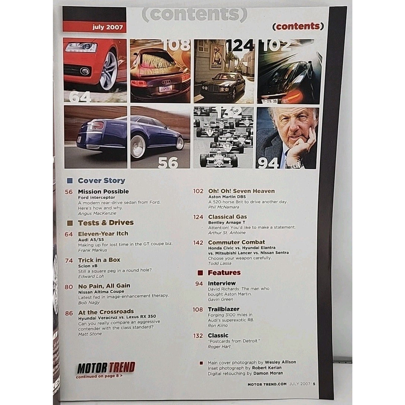 Motor Trend Magazine July 2007