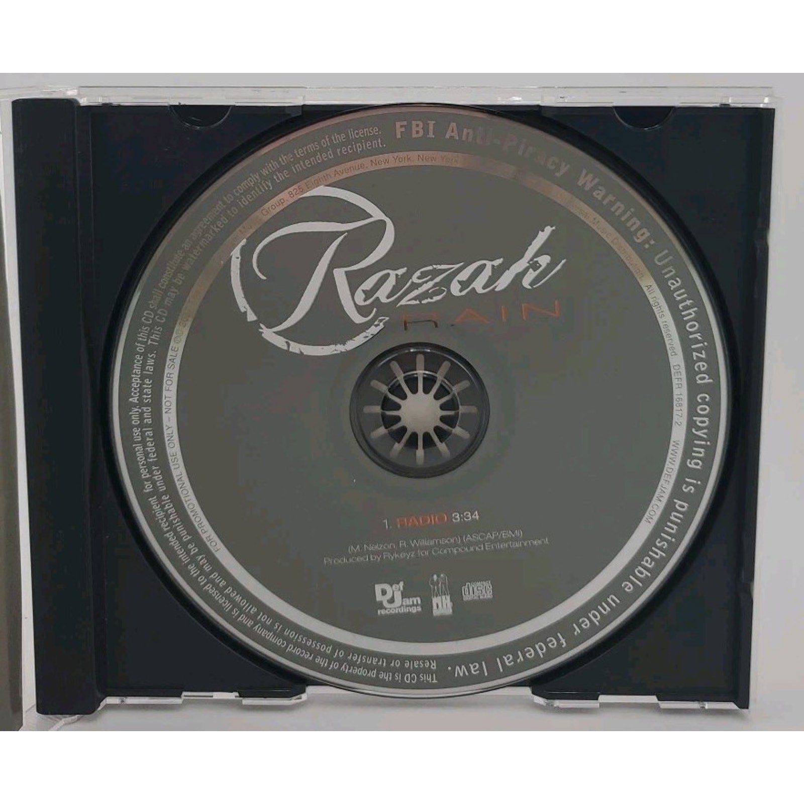 Razah Rain - Single (CD)