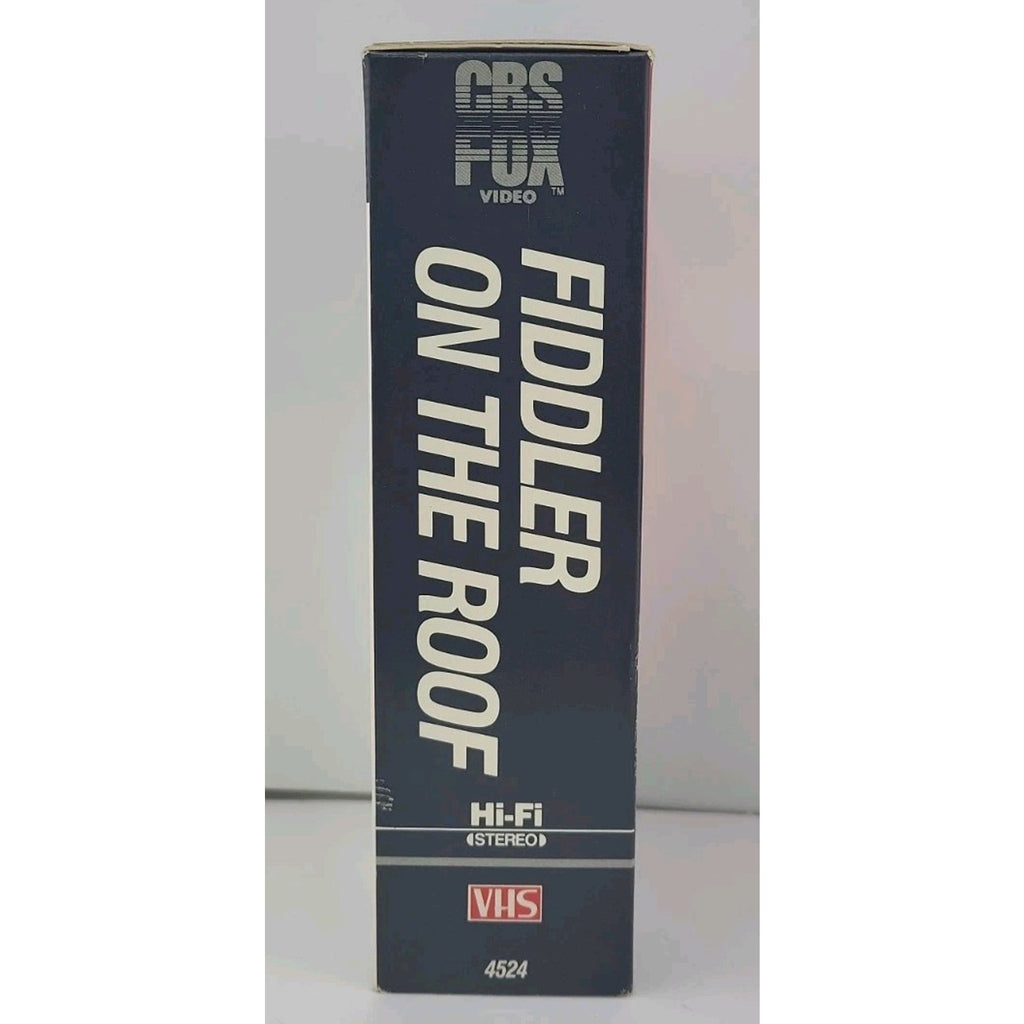 Fiddler on the Roof (VHS, 2-Tape Set) CBS Fox Hi-Fi