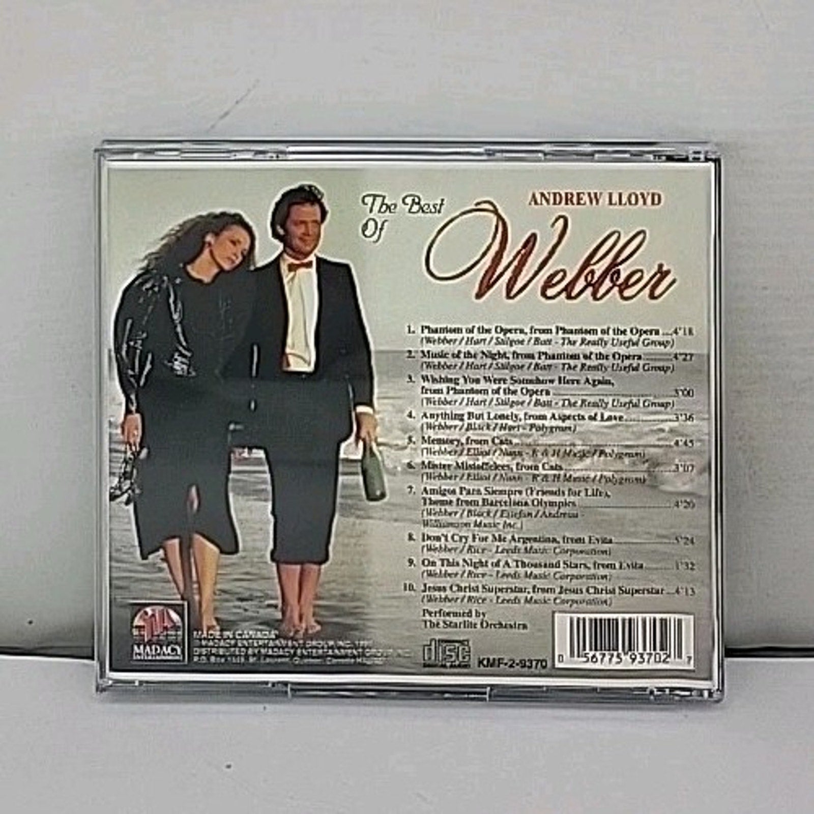 The Best of Andrew Lloyd Webber CD Performed by the Starlite Orchestra