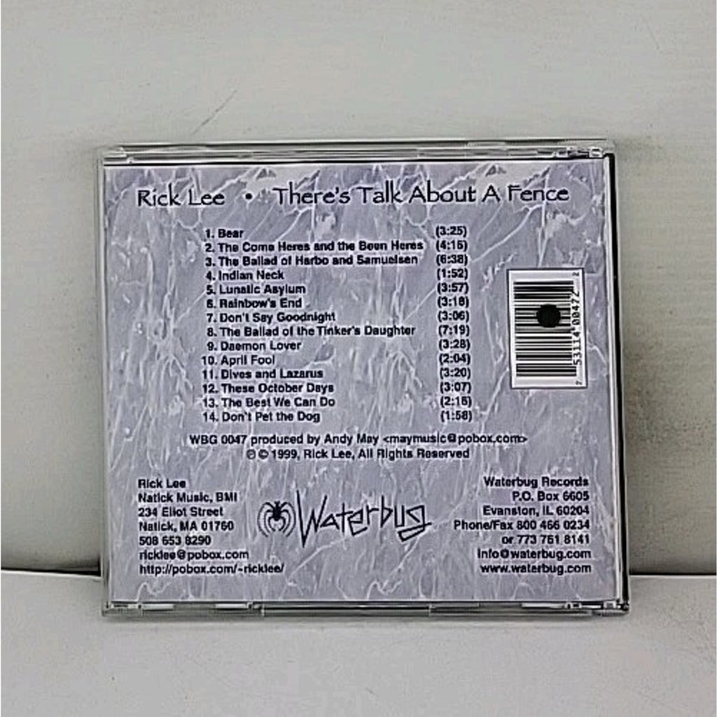 Talk about a Fence by Rick Lee (CD, 1999)