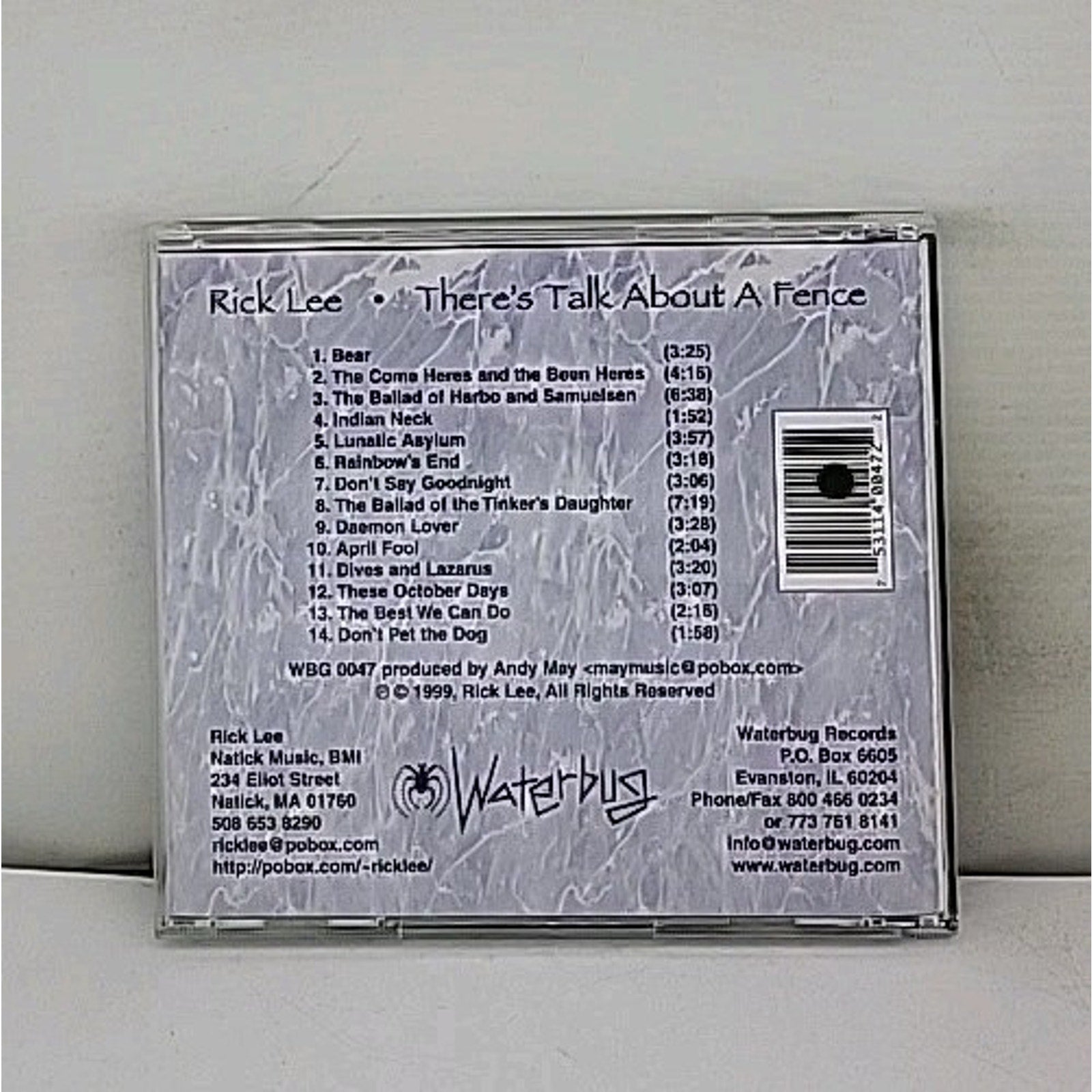 Talk about a Fence by Rick Lee (CD, 1999)