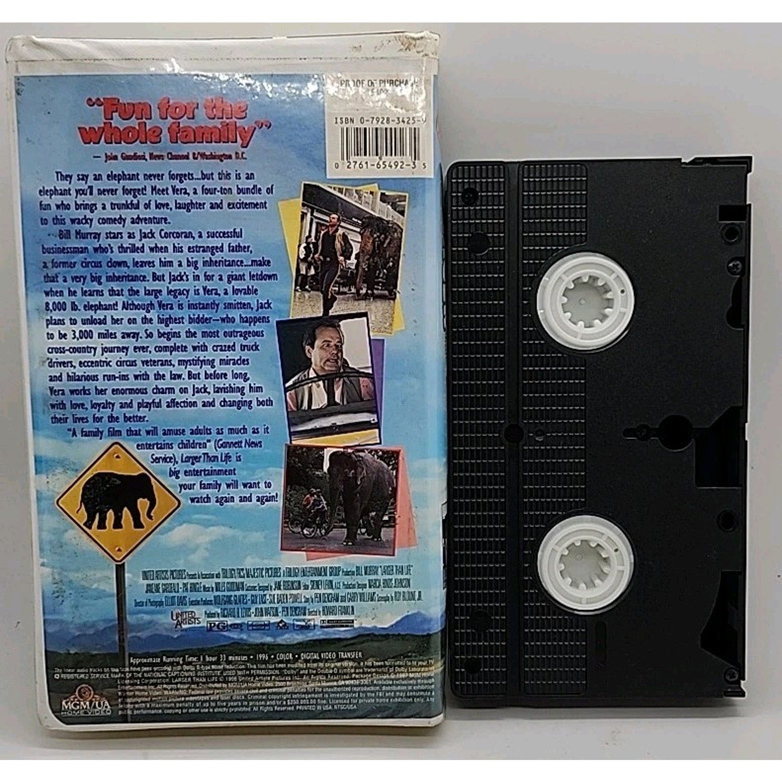 Larger Than Life (VHS, 1997, Clamshell Family Treasures)