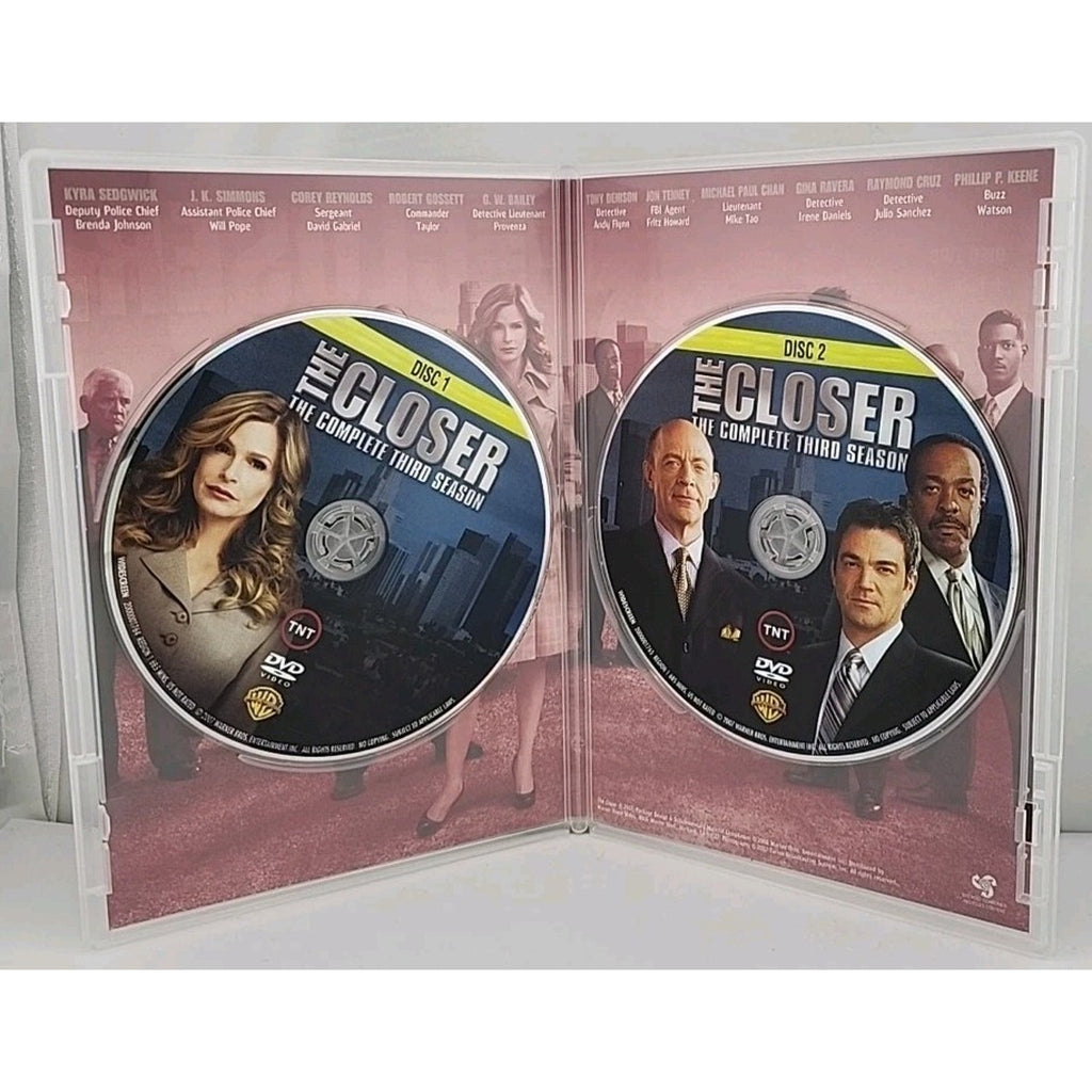 The Closer Complete Third Season DVD 2-Disc Set Crime Drama TV Series Region 1