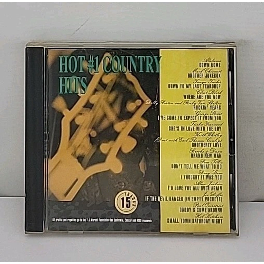 CD Various Hot #1 Country Hits Album Foundation Records 1992