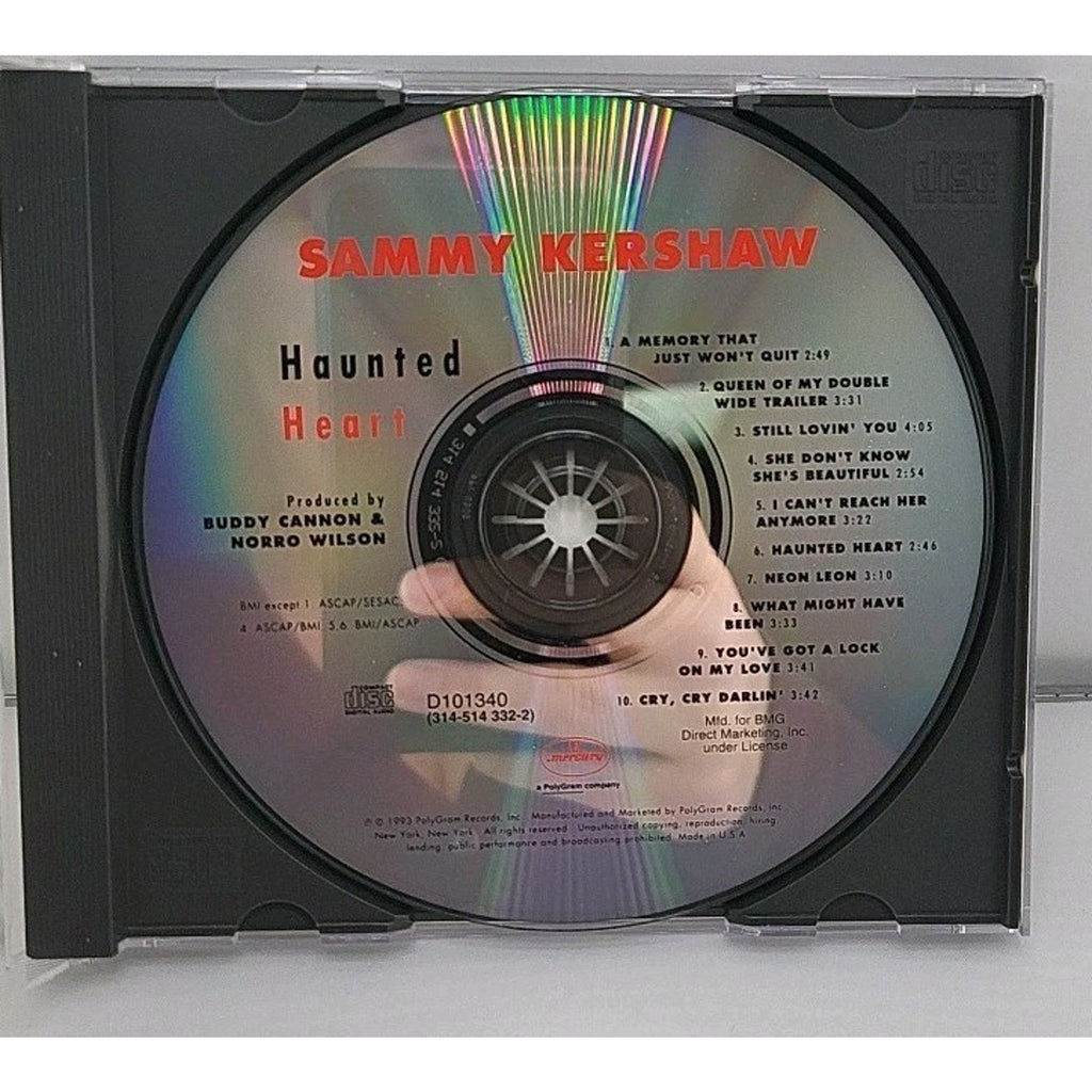 Haunted Heart by Sammy Kershaw (CD, Jul-1994, Mercury)