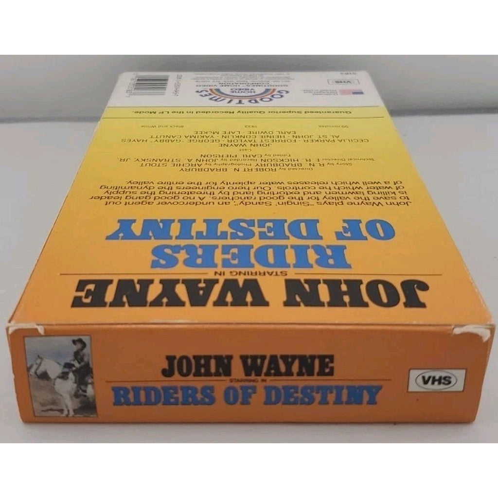 John Wayne - Riders of Destiny (VHS, 1987)