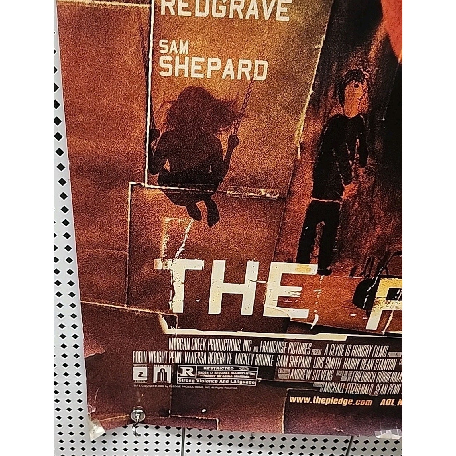 The Pledge Movie Poster 2 Sided Original Final 27x40 Jack Nicholson