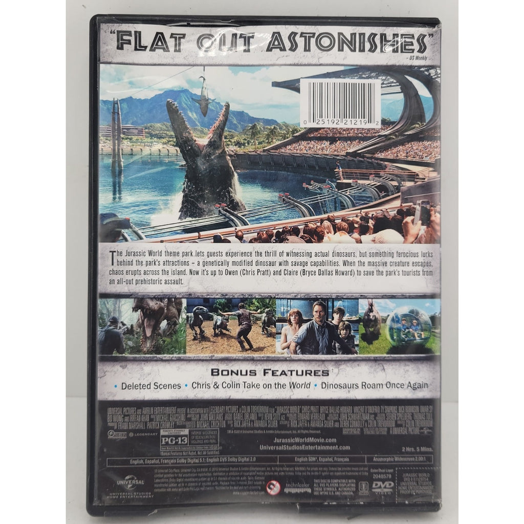 Jurassic World (DVD, 2015)
