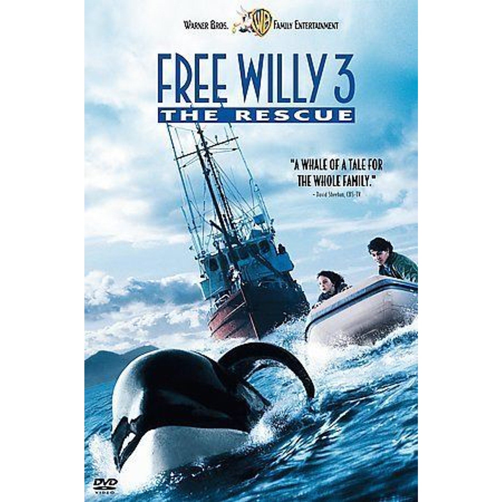 Free Willy 3: The Rescue (DVD, 1998, Widescreen Full Frame)