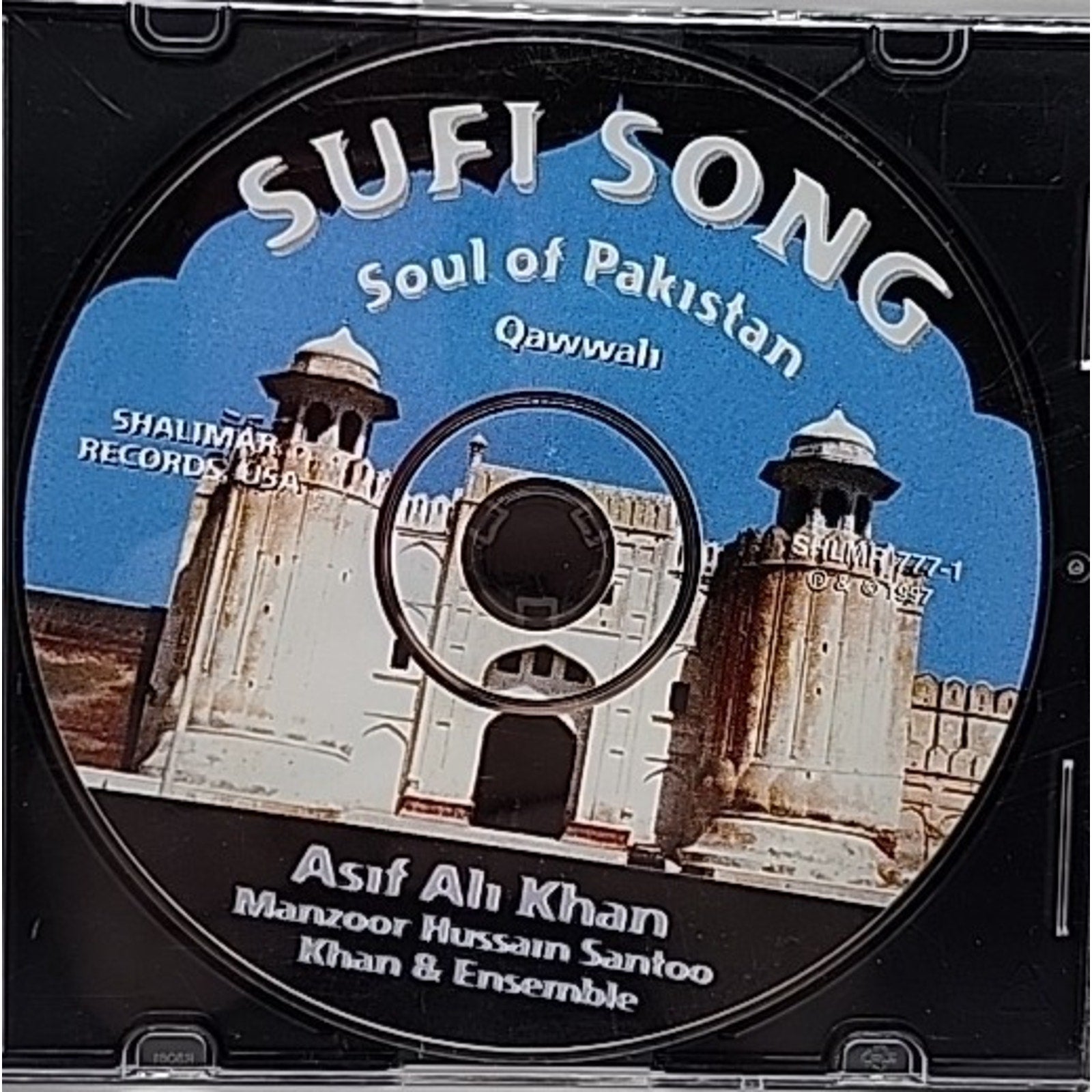 Sufi Song Soul Of Pakistan Qawwah by Asif Ali Khan (CD)