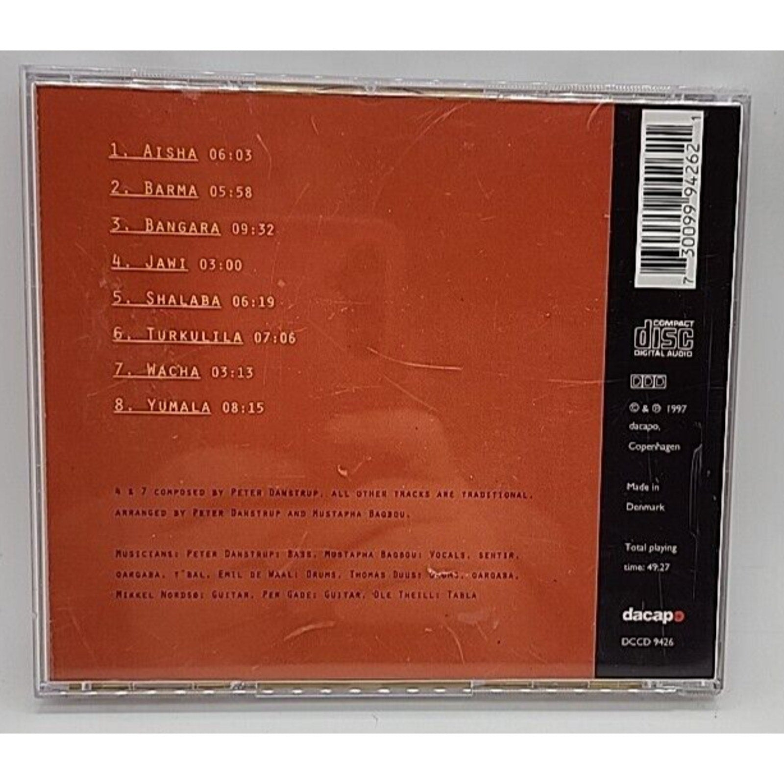 Aisha by Peter Danstrup (CD, Aug-1997, Dacapo)