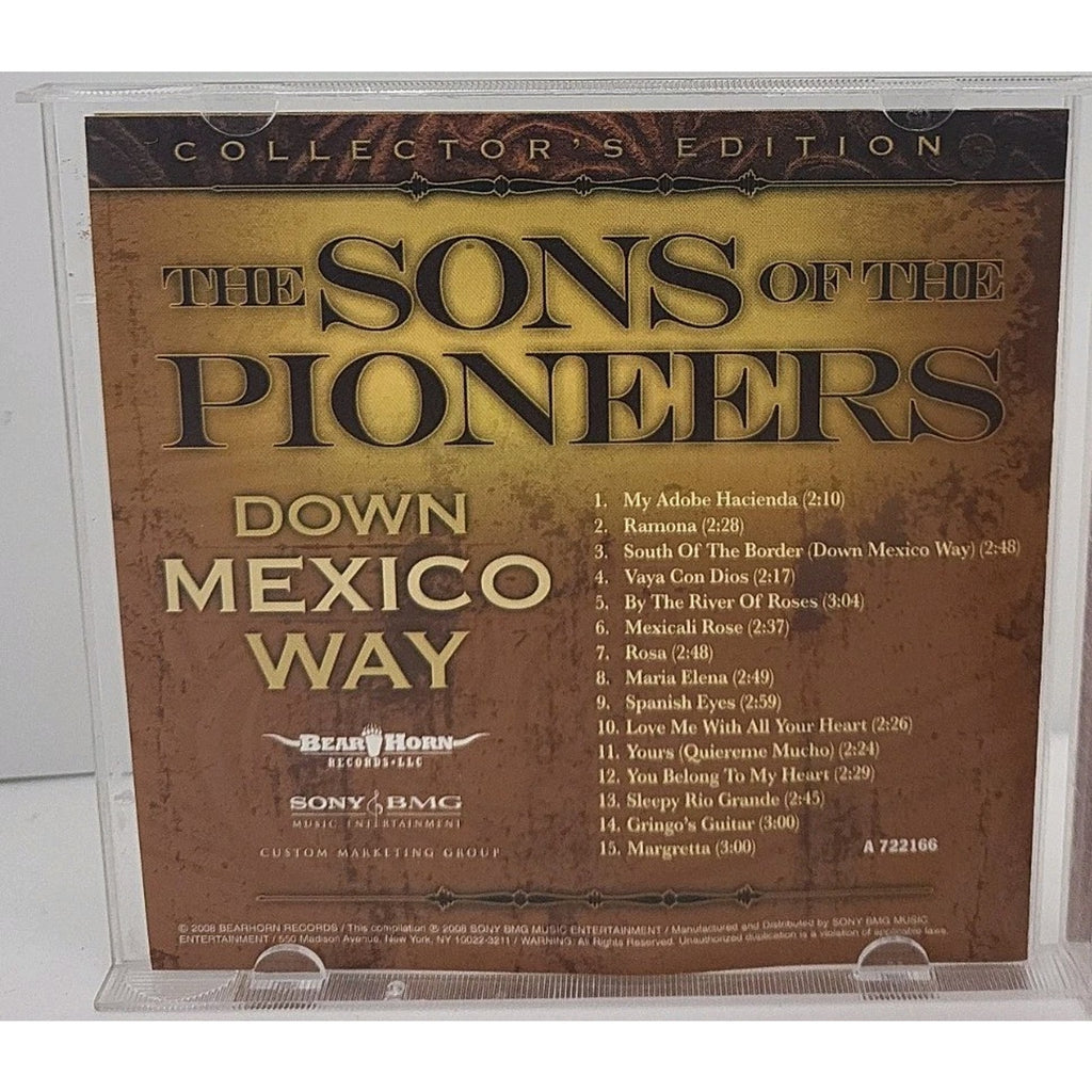 The Sons of the Pioneers - Down Mexico Way - Collectors Edition CD