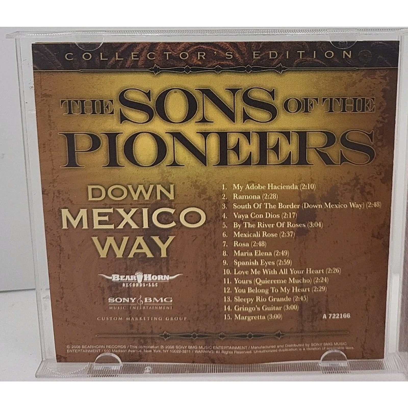 The Sons of the Pioneers - Down Mexico Way - Collectors Edition CD