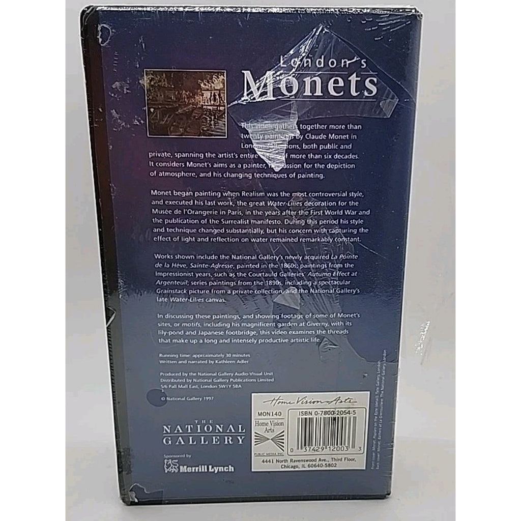 The National Gallery Degas Beyond Impressionism Londons Monets VHS *New*