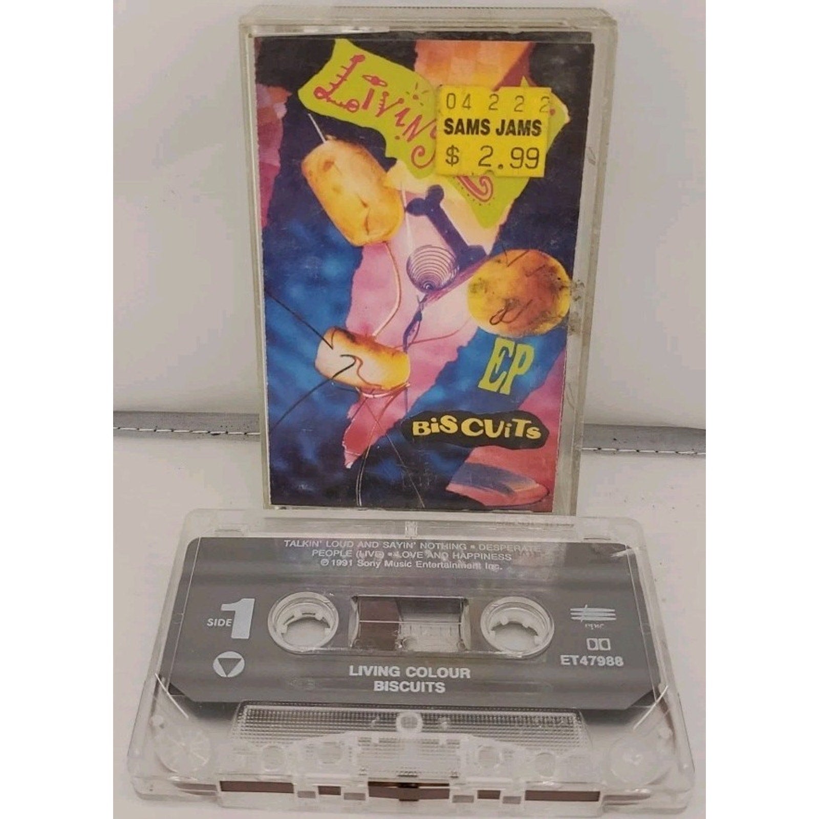 Biscuits [EP] by Living Colour (Cassette, Jul-1991, Epic)
