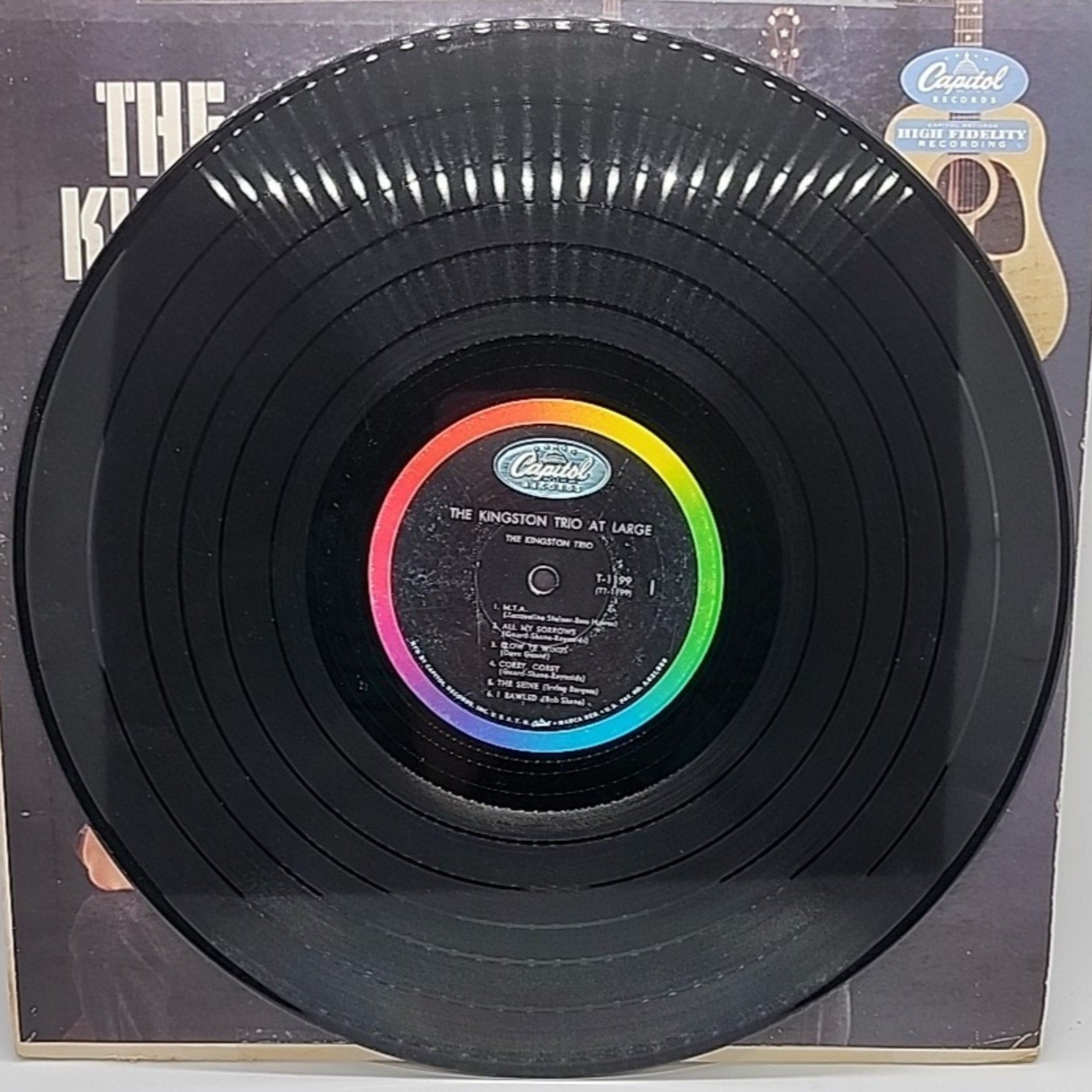The Kingston Trio - At Large - Capitol Records T-1199 1959 (Record)