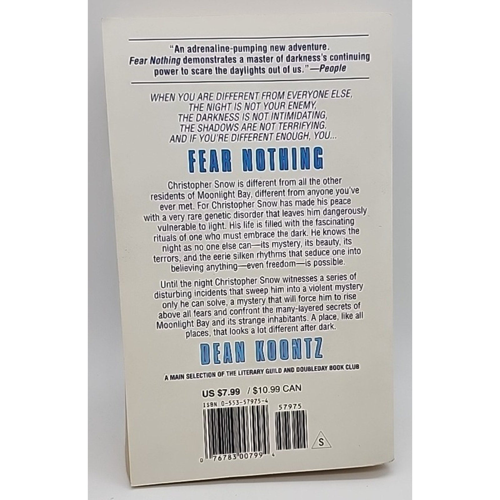 Fear Nothing by Dean Koontz (1998, Mass Market)