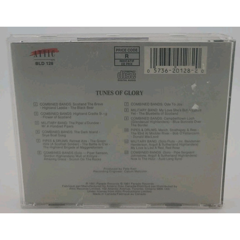 Tunes of Glory: 26 All Time Scottish Favourites CD