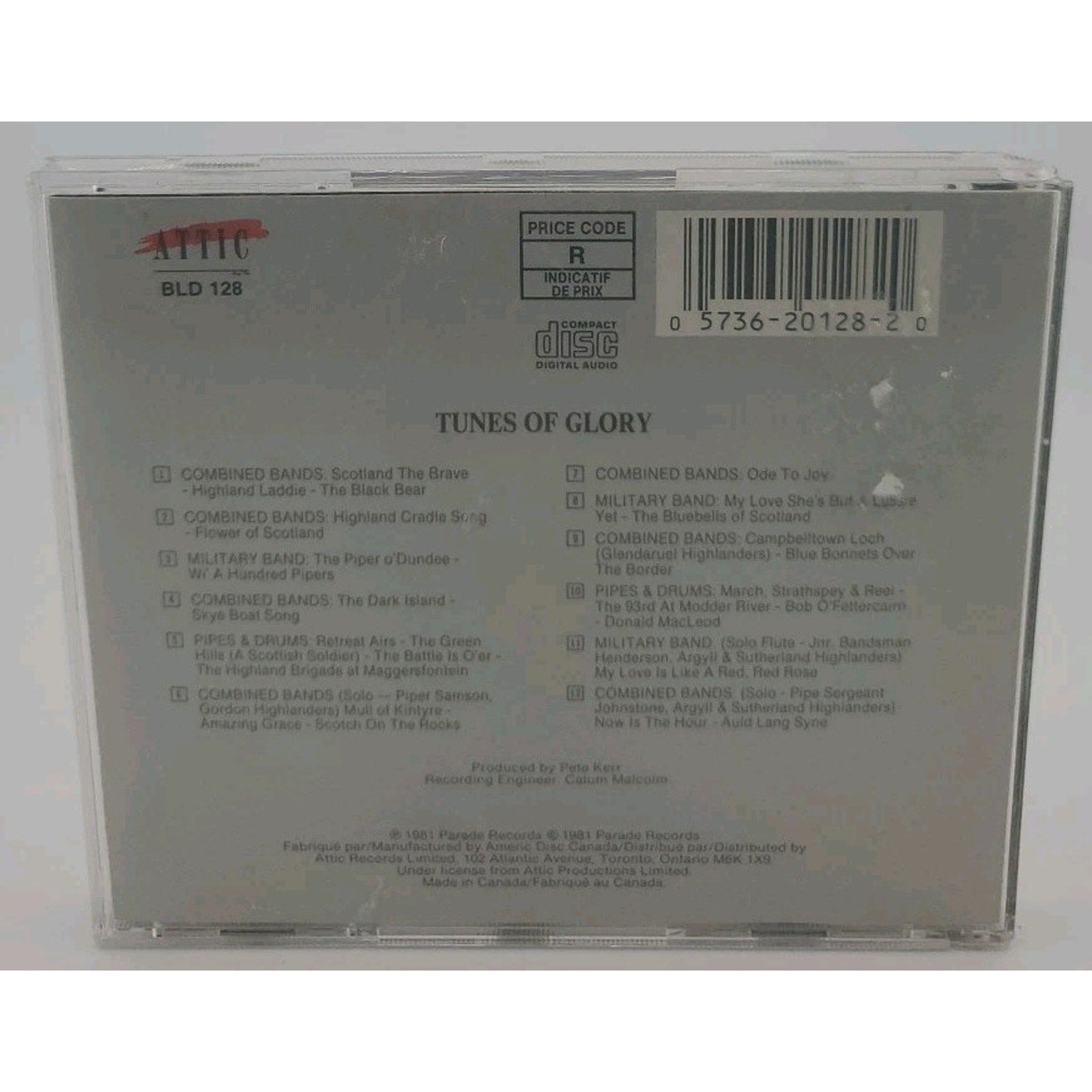 Tunes of Glory: 26 All Time Scottish Favourites CD