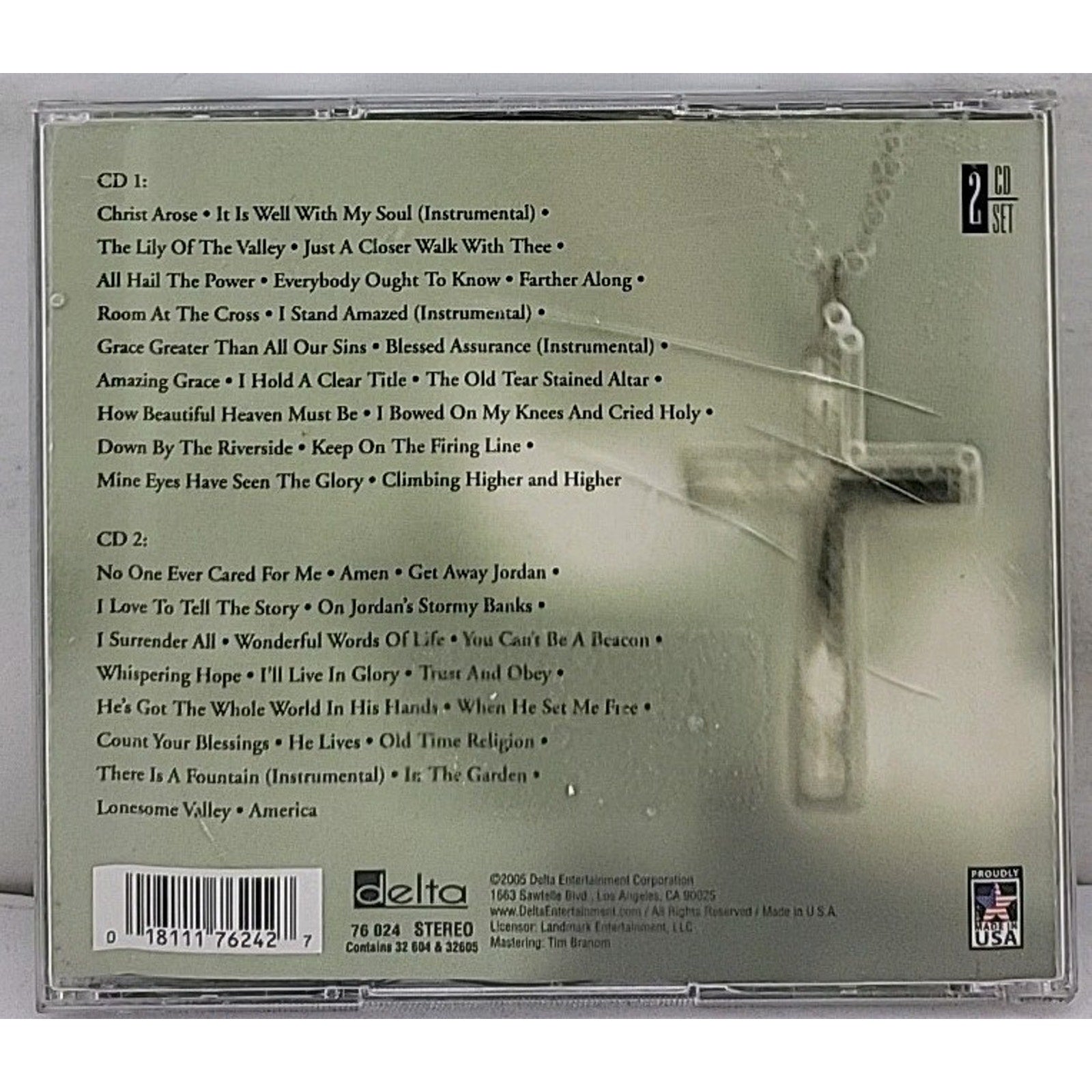 Amazing Grace [Delta] by Various Artists (CD, Mar-2005, 2 Discs, Delta...