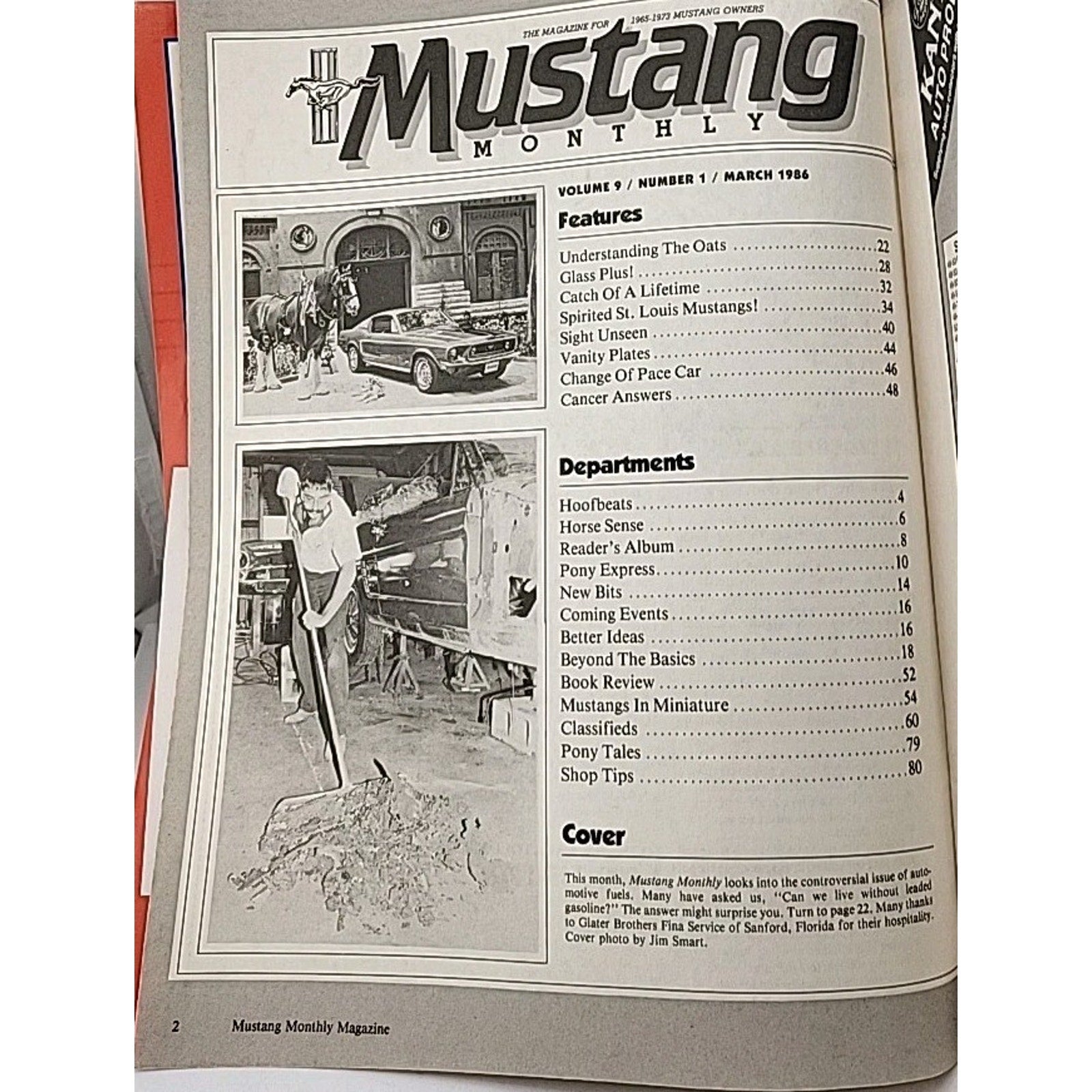 Mustang Monthly Magazine - March 1986 - Volume 9 Number 1