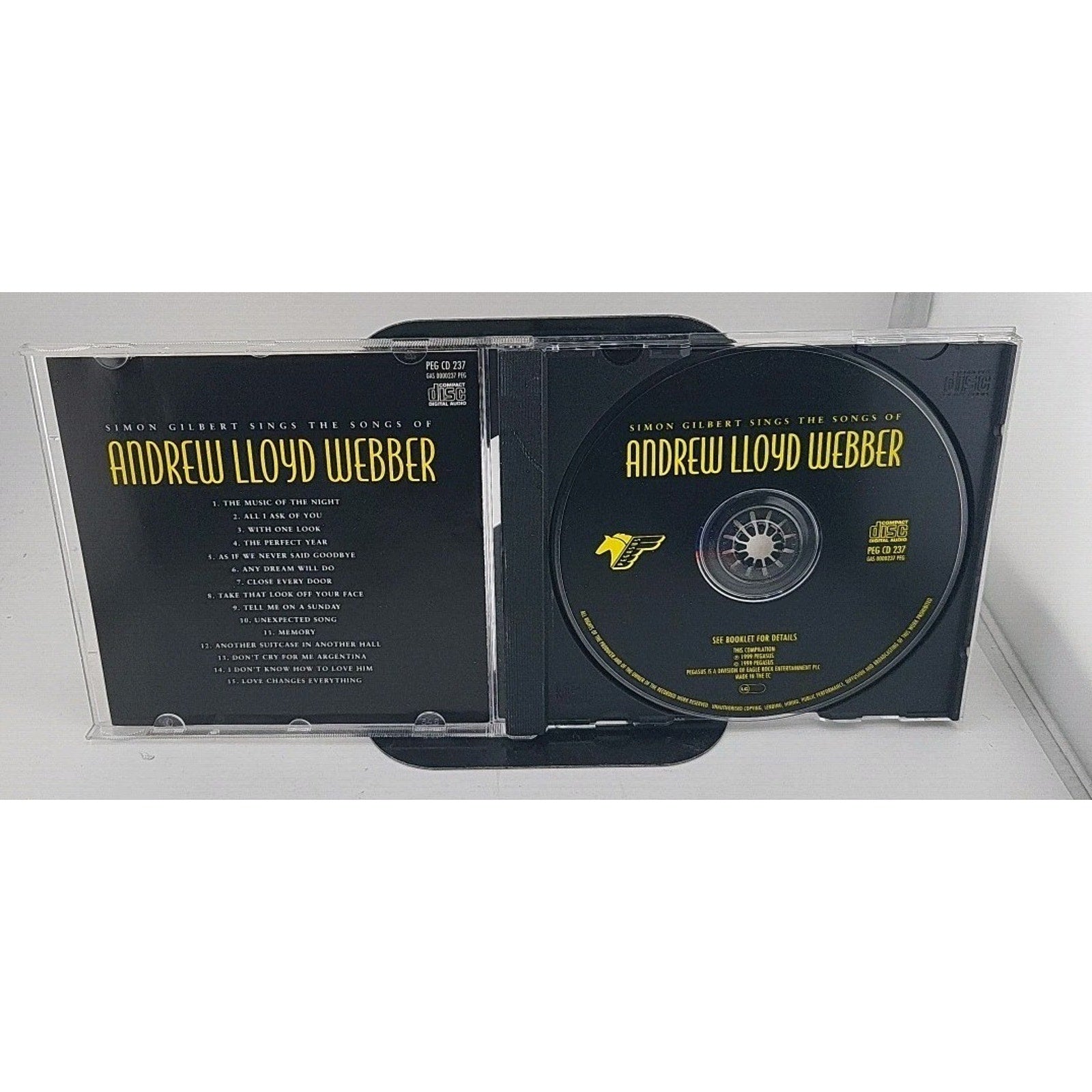 Songs of Lloyd Webber by Simon Gilbert (CD, 2007)
