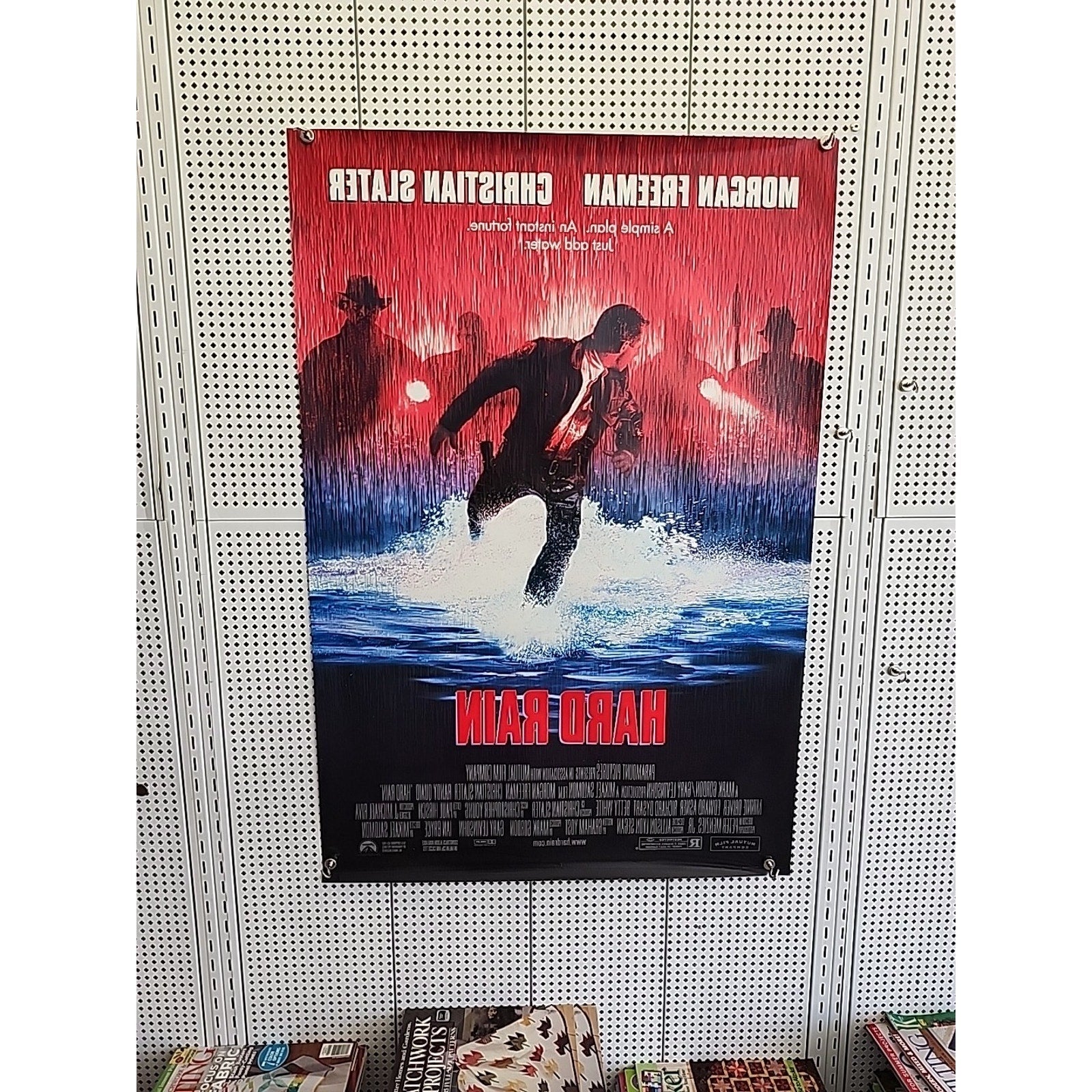 Hard Rain Original 1998 Single Sided 27''x40' Movie Poster