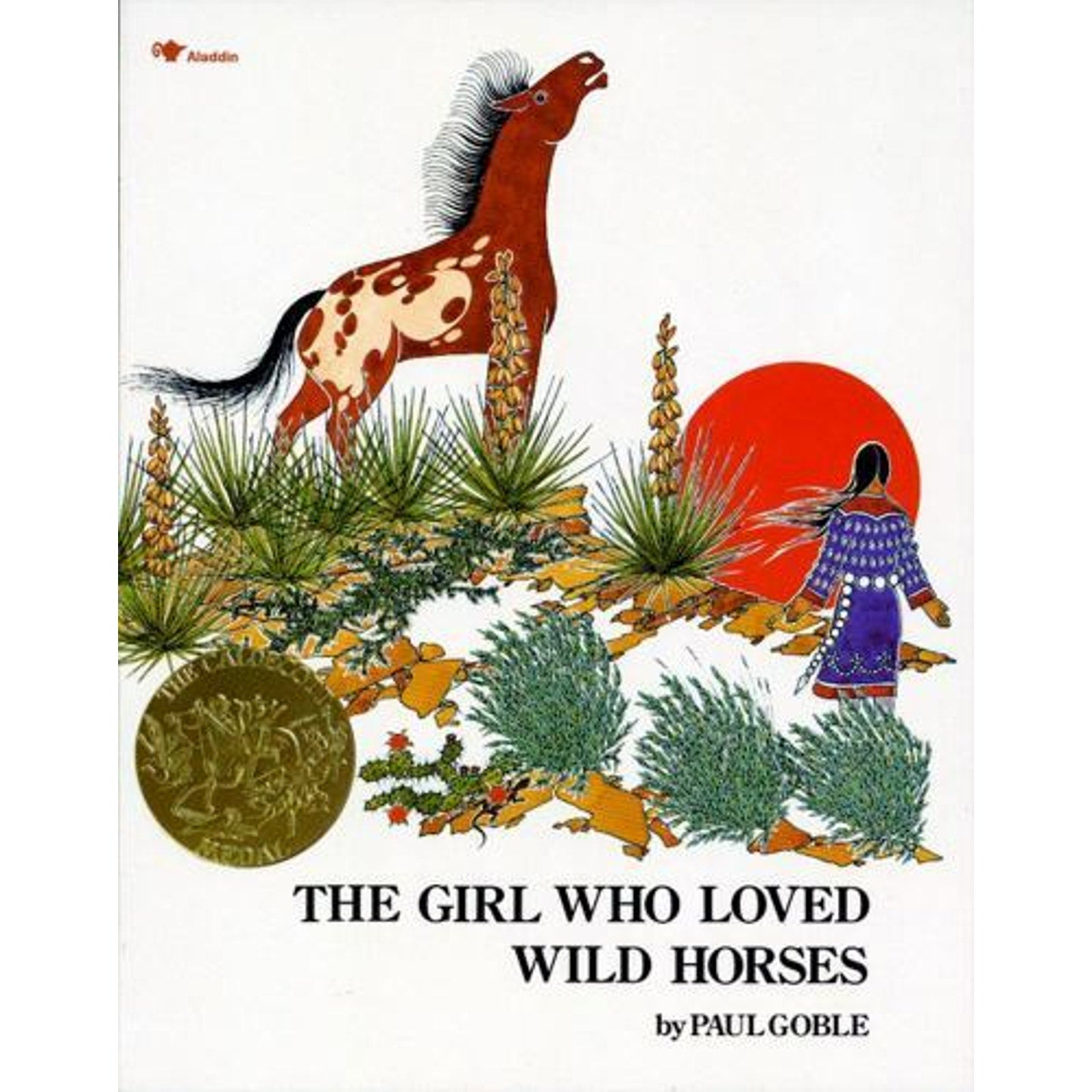 The Girl Who Loved Wild Horses by Paul Goble (1993, Trade Paperback, Reprint)